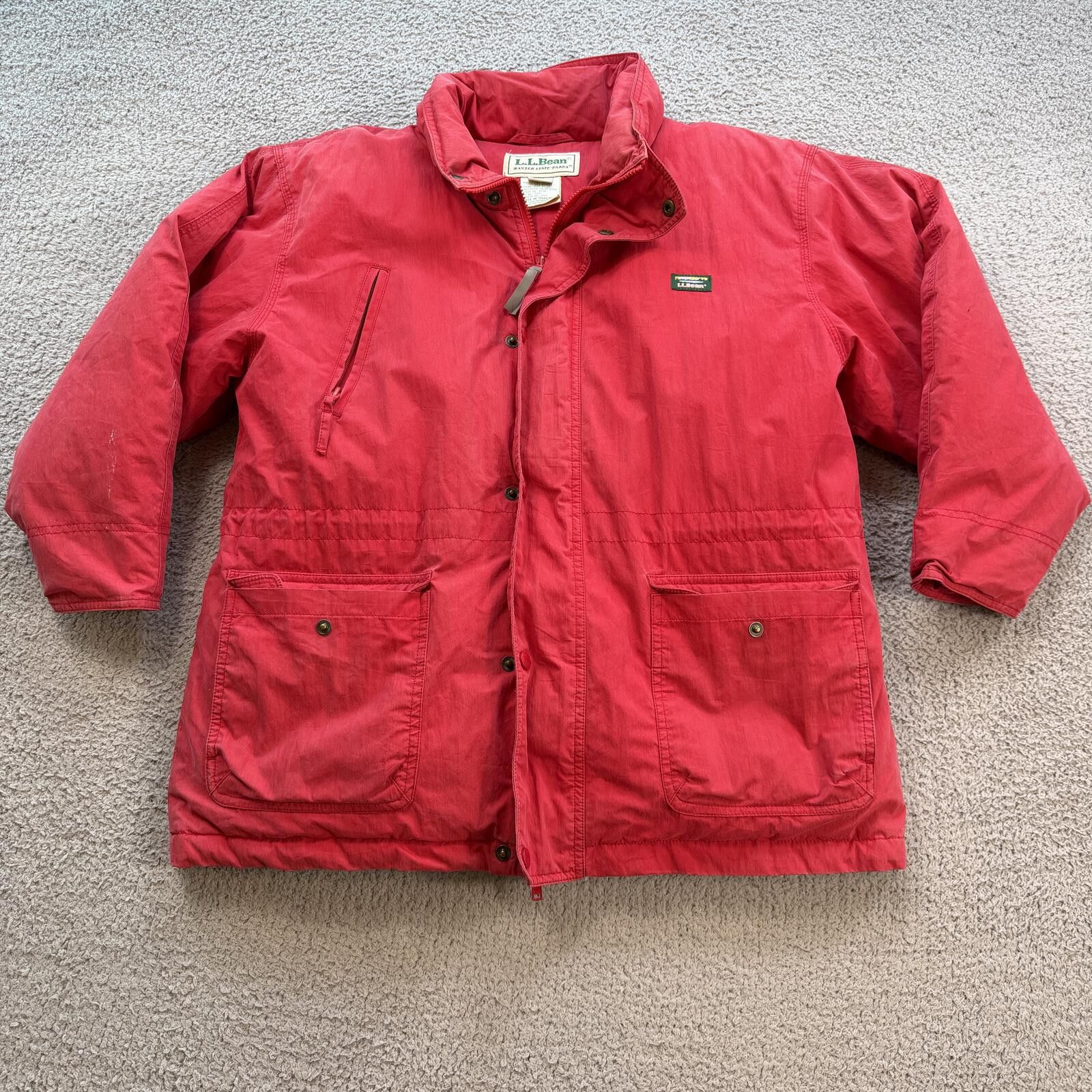 L.L. Bean Vintage 90s LL Bean Baxter State Parka Puffer Jacket L 14-16 Size US L / EU 52-54 / 3 - 1 Thumbnail