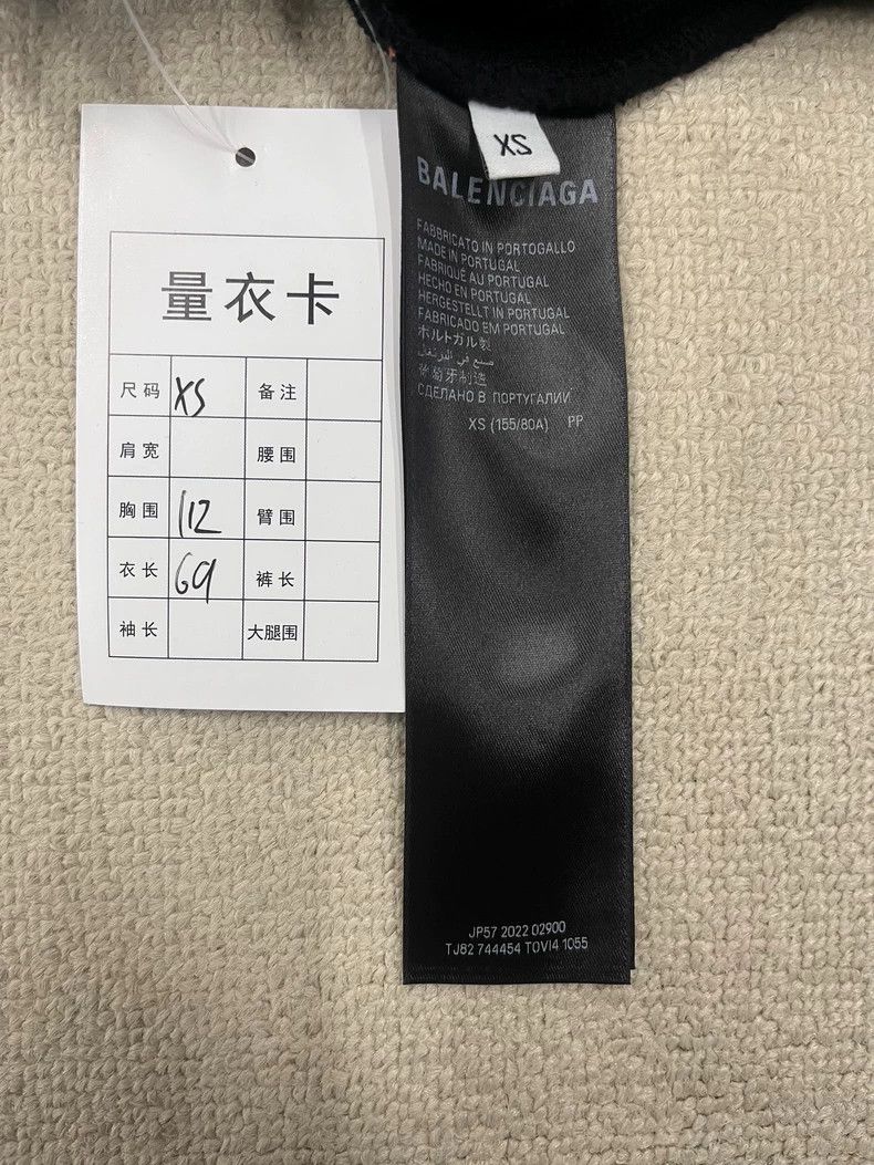 Balenciaga Balenciaga 23 FW destroyed zipper hoodie jacket 2504-Nextar Size US XS / EU 42 / 0 - 4 Thumbnail