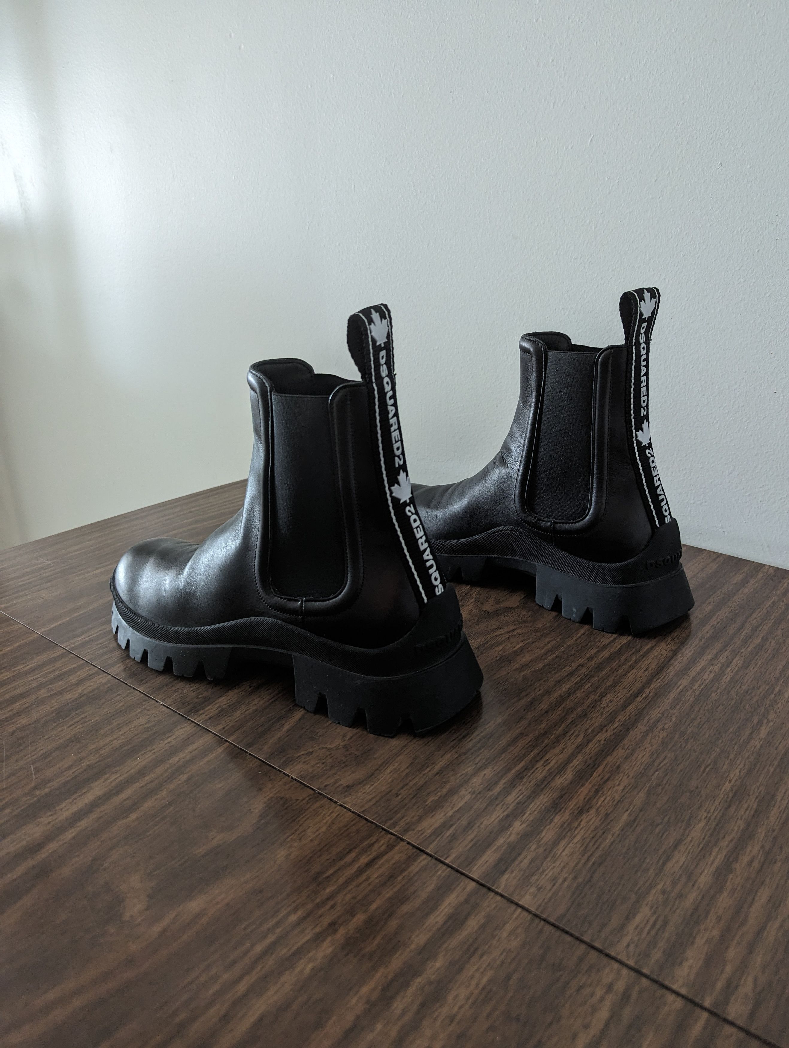 Dsquared2 Dsquared2 Tank Tape Combat Military Chelsea Boots Size US 8 / EU 41 - 5 Thumbnail