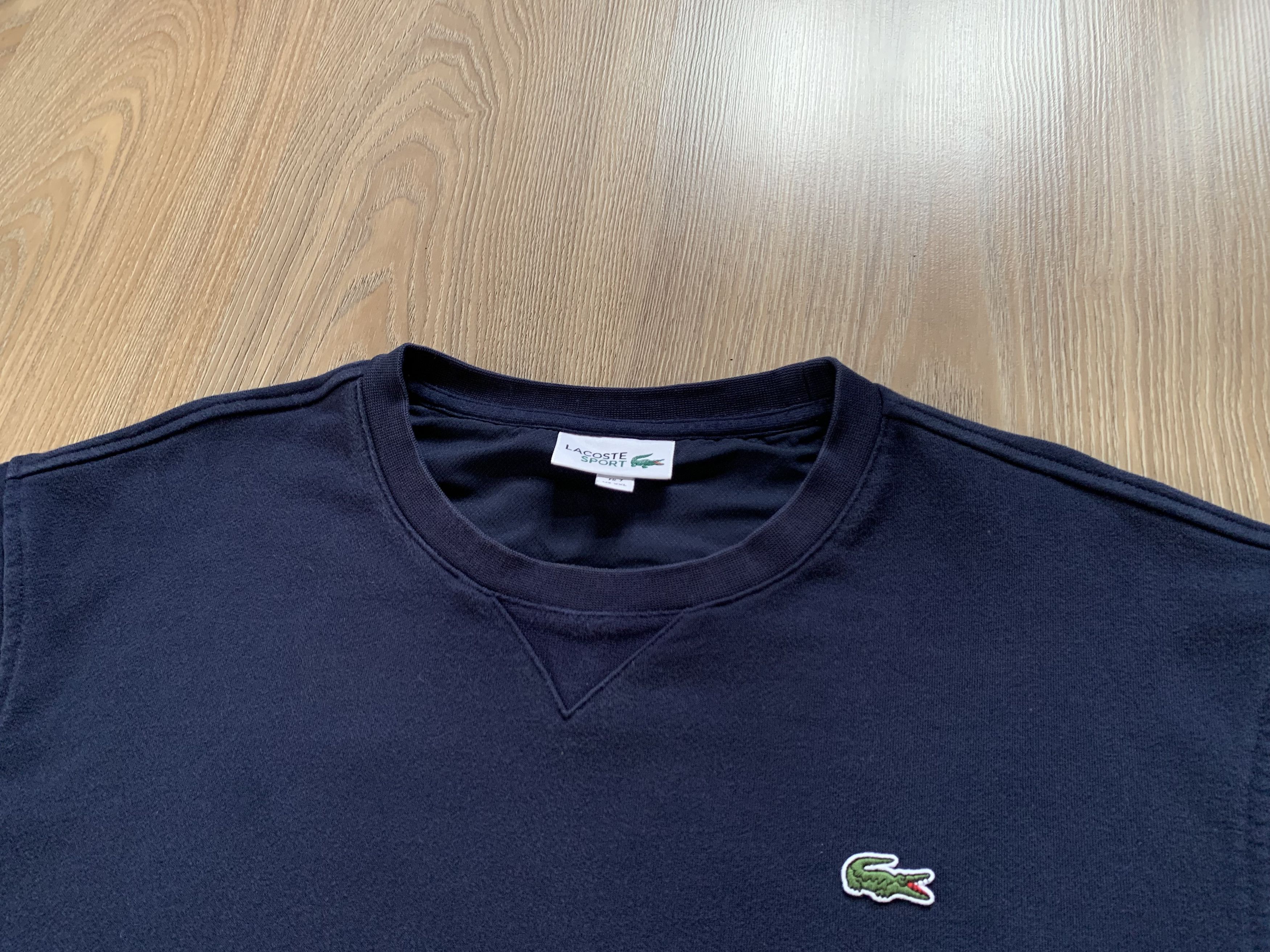 Lacoste × Vintage Lacoste Sport Blue Sweatshirt Size US XXL / EU 58 / 5 - 4 Thumbnail