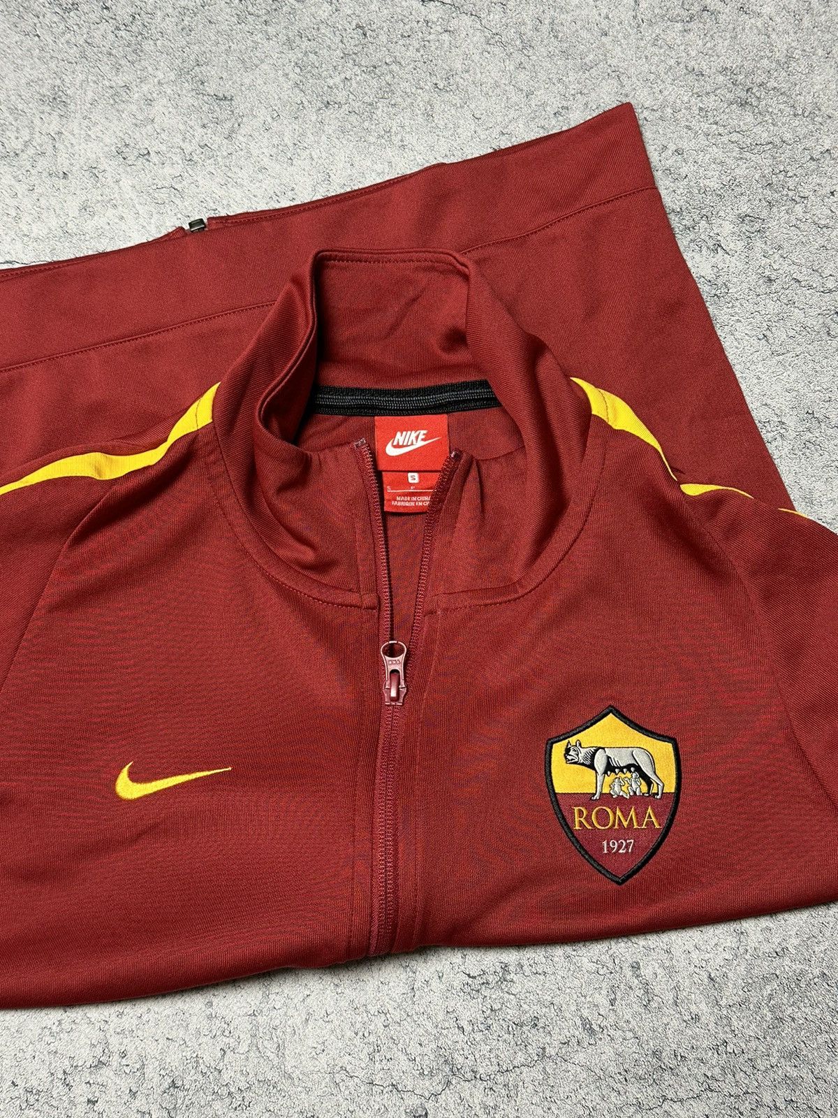 Nike Nike AS Roma Track Soccer Jacket Size US S / EU 44-46 / 1 - 5 Thumbnail