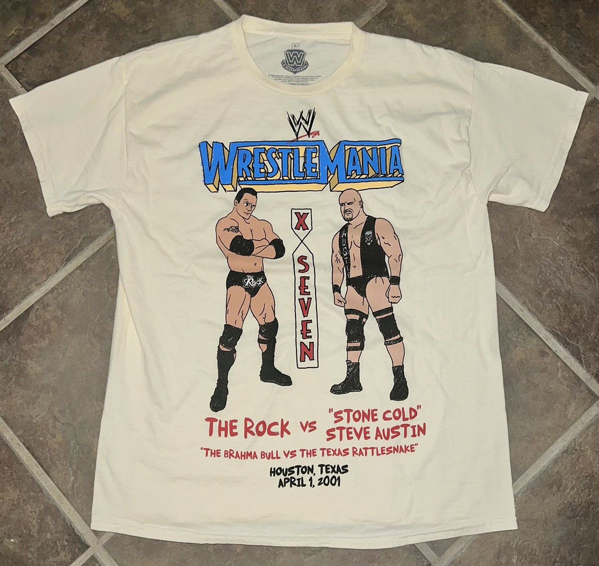 WWE WWE WRESTLEMANIA X SEVEN T-SHIRT Size US L / EU 52-54 / 3 - 11 Thumbnail