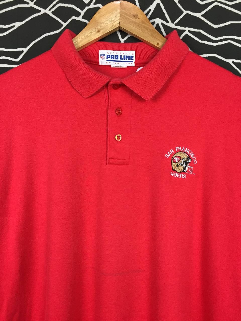 NFL × Vintage Vtg 90s San Francisco 49ERS NFL American Sport Polo Tee Size US XL / EU 56 / 4 - 3 Thumbnail