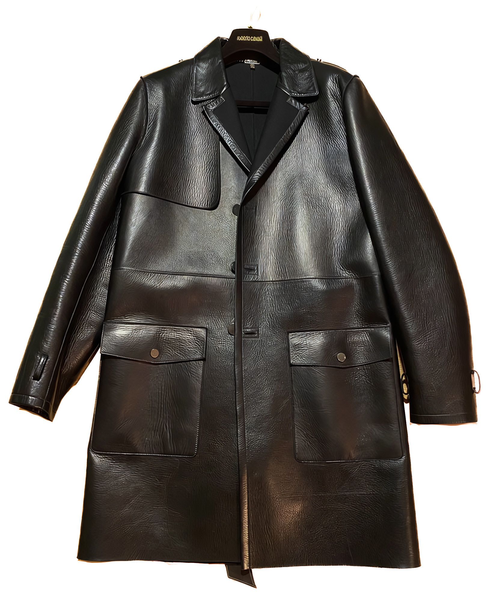 Roberto Cavalli LEATHER TRENCH COAT Size US L / EU 52-54 / 3 - 1 Thumbnail
