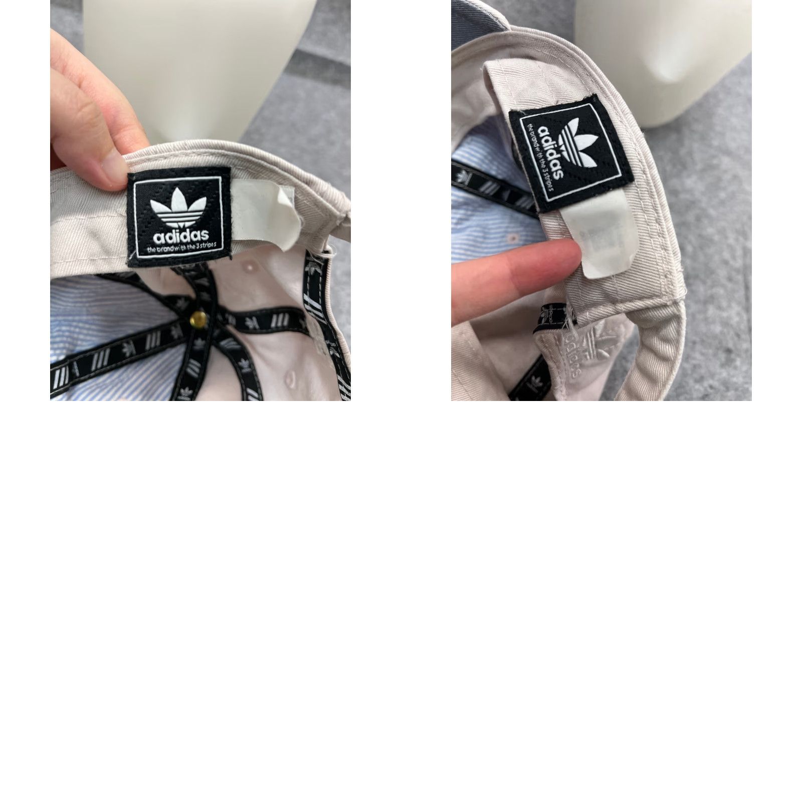 Adidas Adidas Hat Cap Strap Back Adult One Size Light Pink 100% Cotton Twill Size ONE SIZE - 9 Thumbnail