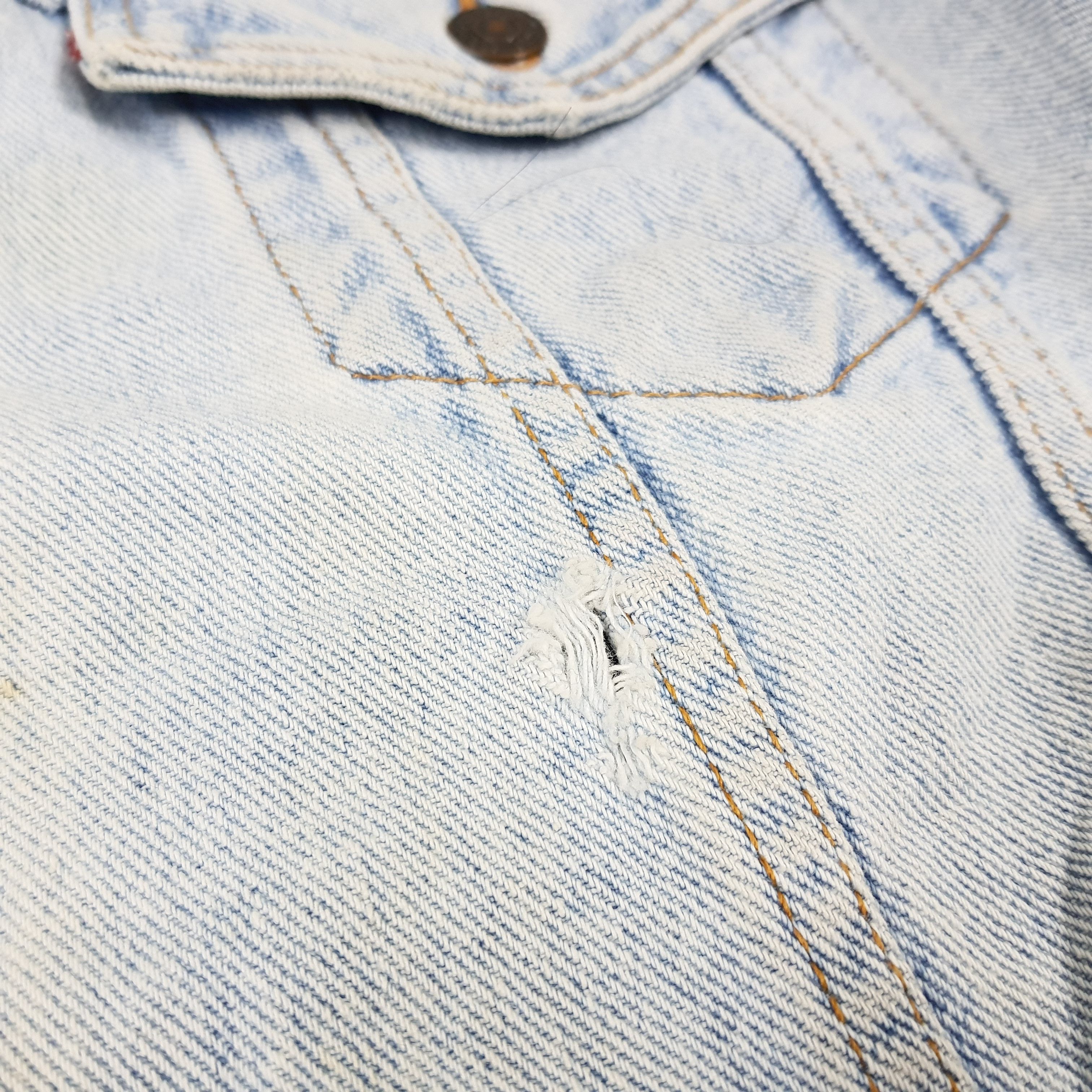 Levi's × Vintage Vintage Levi's Denim Custom Hysteric Glamour Jeans Jacket Size US XXL / EU 58 / 5 - 8 Thumbnail