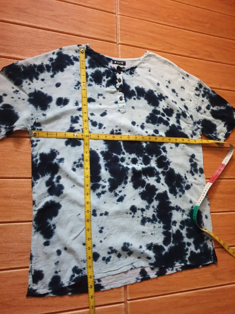 Japanese Brand Amina tie dye Japanese style harajuku shirt Size US L / EU 52-54 / 3 - 5 Thumbnail
