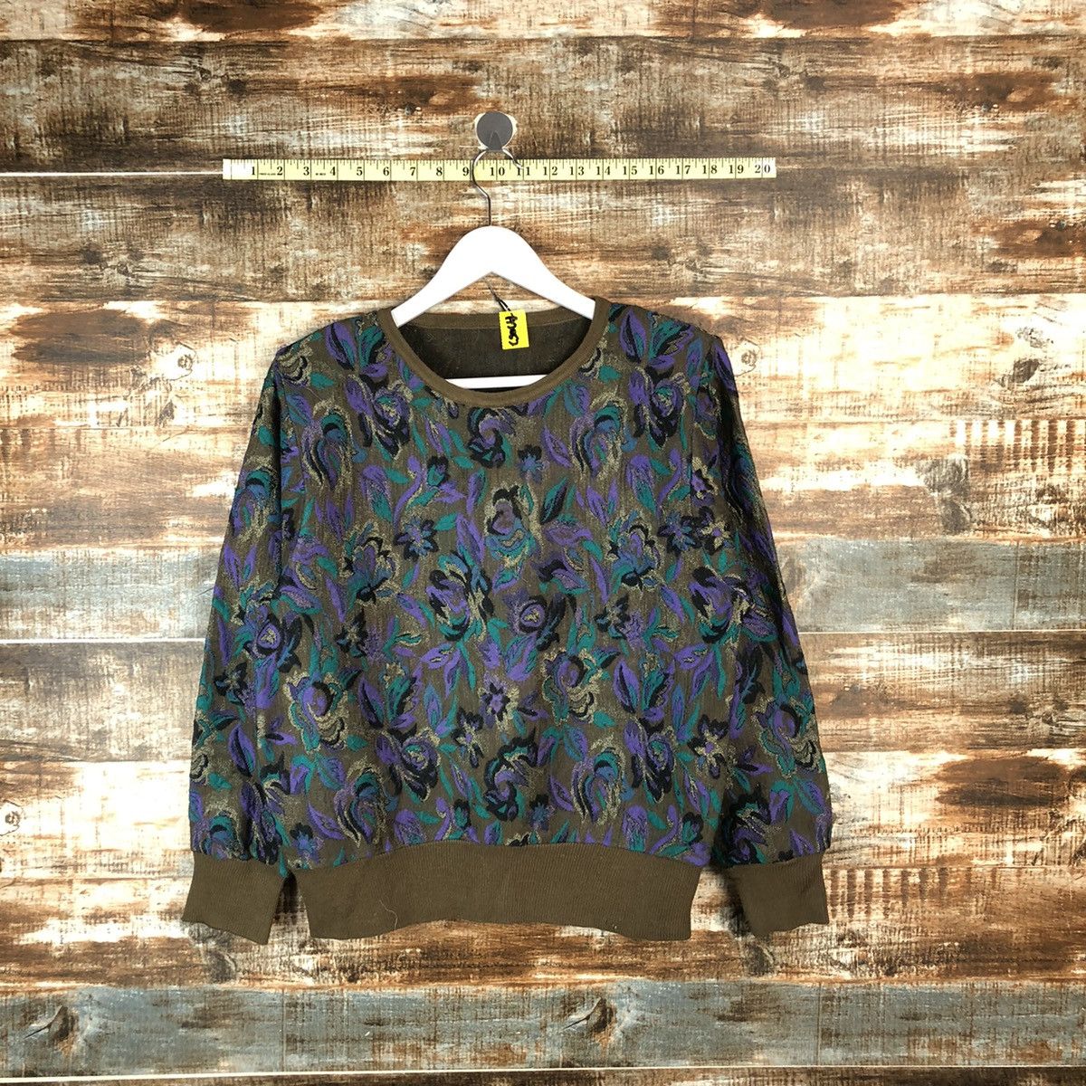 Japanese Brand Japan vintage art Purple Knitwear #A2051 Size S / US 4 / IT 40 - 1 Thumbnail