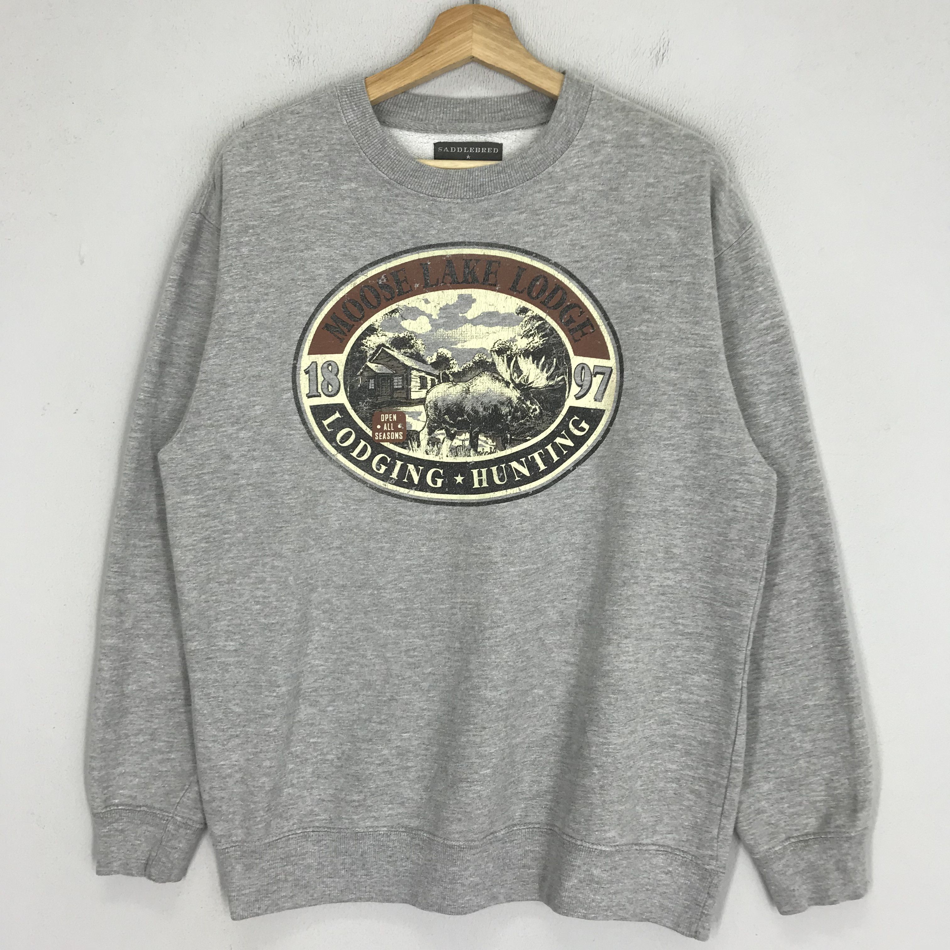 Vintage Vintage Moose Lake Lodge Sweatshirt - 254 Size US M / EU 48-50 / 2 - 3 Thumbnail