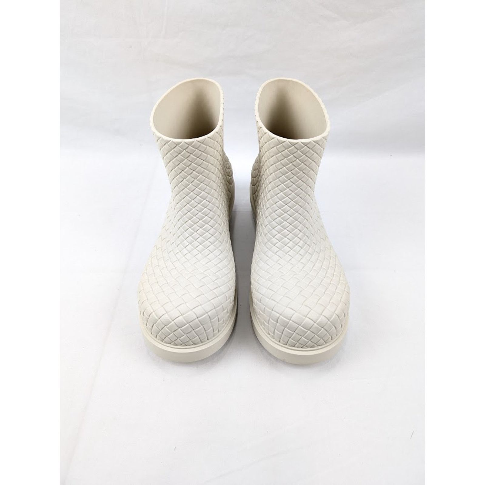 Bottega Veneta o1rshd1 Fireman Ankle Boots Biogum in Sea Salt Size US 11 / EU 44 - 14 Thumbnail