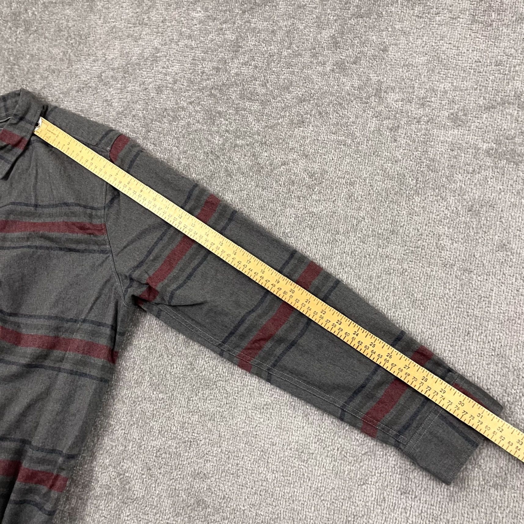 The North Face The North Face Approach Flannel Shirt Mens XL Gray Red Plaid Hiking Button Up Size US XL / EU 56 / 4 - 6 Thumbnail