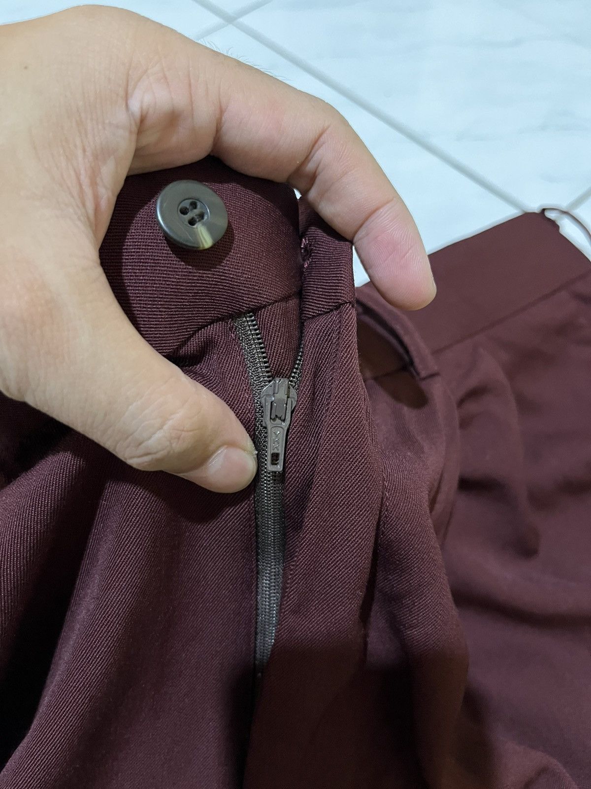 Jean Paul Gaultier 🔥Jean Paul Gaultier Homme Japan Wool Trouser Casual Pants Size US 31 - 7 Thumbnail