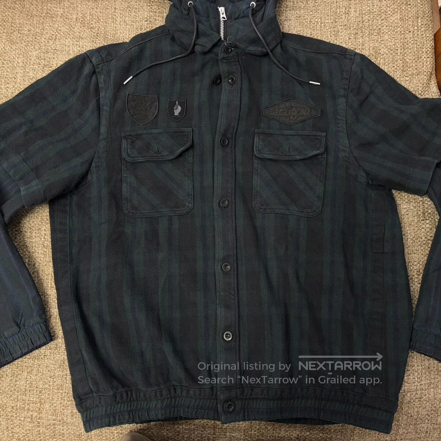 Sacai Sacai 24aw Flannel Check Shirt Jacket. Size US M / EU 48-50 / 2 - 1 Thumbnail