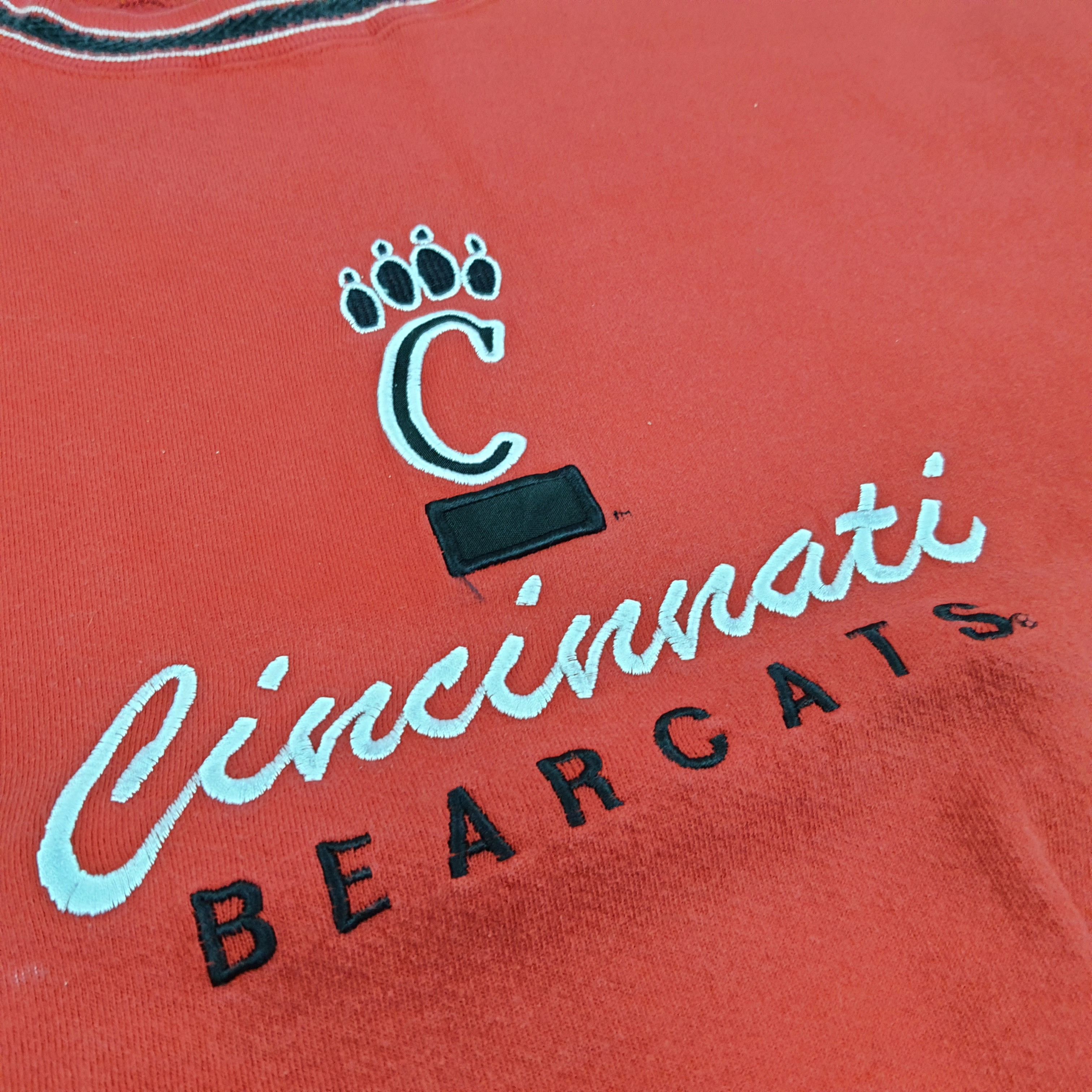NCAA × Vintage Vintage Cincinnati Bearcats NCAA Sports Sweatshirt C232N17 Size US L / EU 52-54 / 3 - 2 Thumbnail