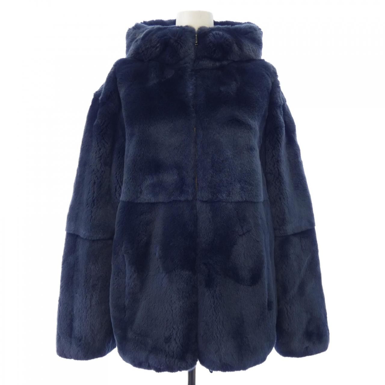 Yves Salomon Yves Salomon Yves Salomon Rabbit Blouson Fur Outerwear DUTY FREE for USA Size ONE SIZE - 1 Thumbnail