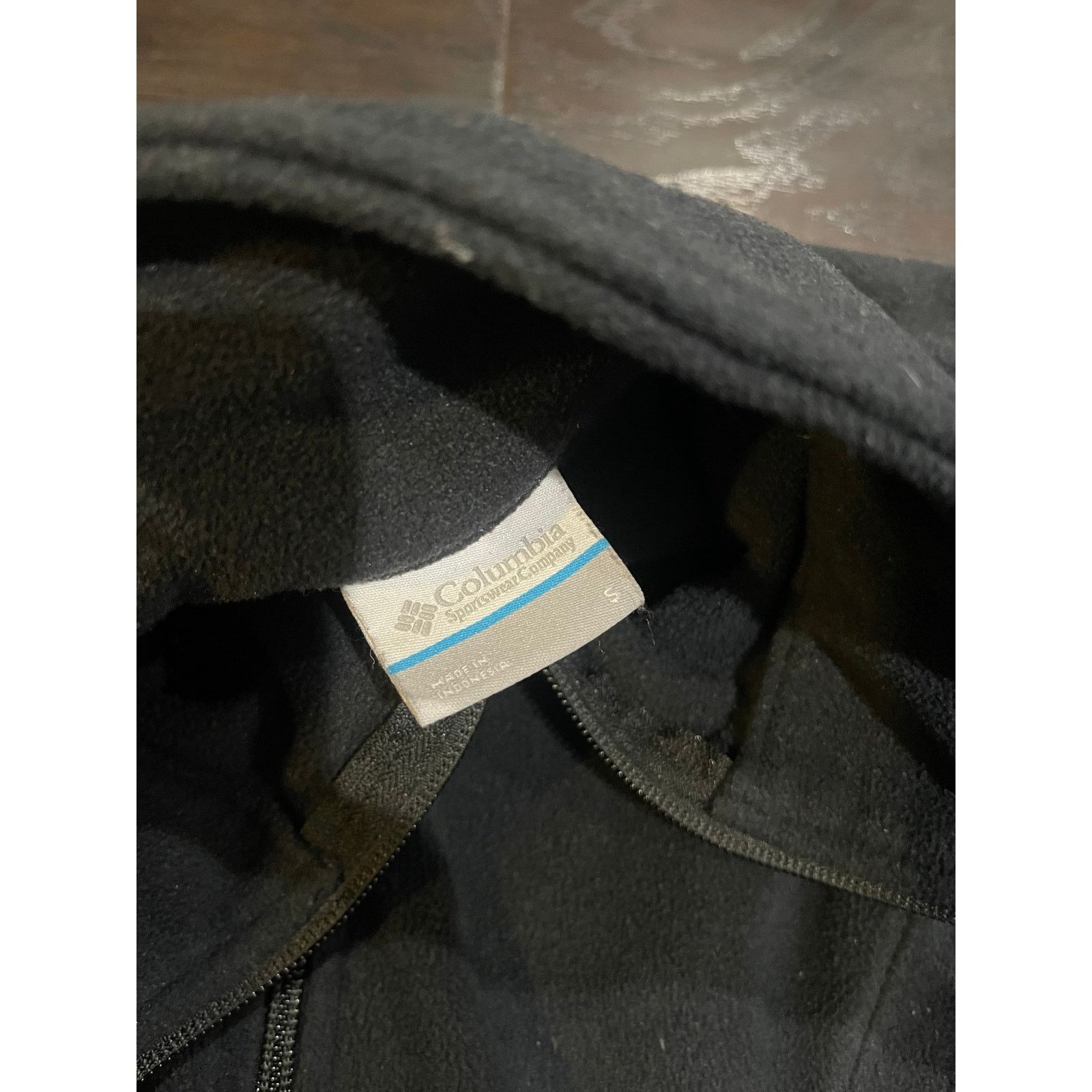 Columbia Lot of 2 Gray Black Mock Neck Fleece Jacket Full Zip Small Size S / US 4 / IT 40 - 10 Thumbnail