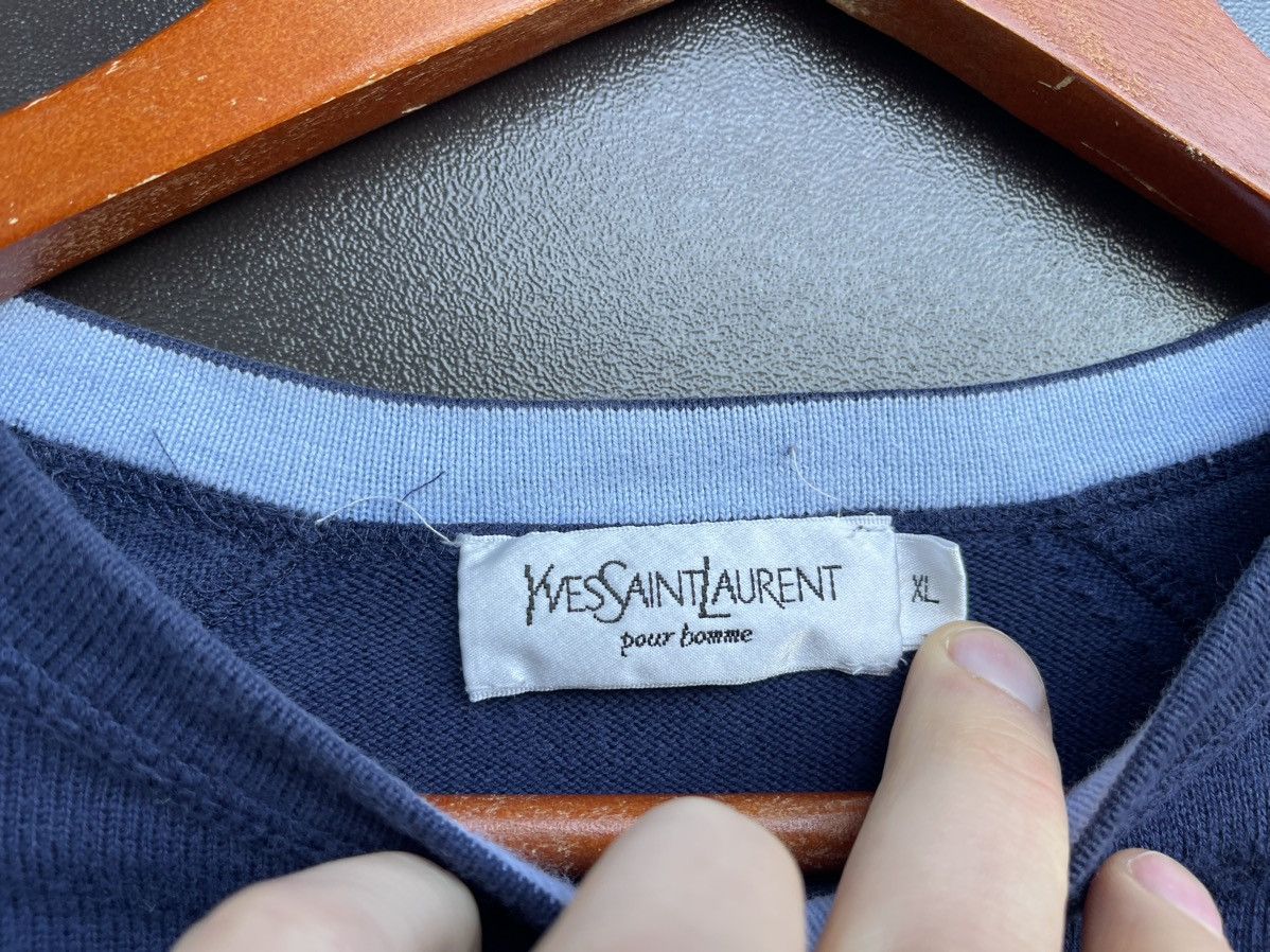 Yves Saint Laurent Rare Yves Saint Laurent YSL Pullover Cotton Jumper Sweater Size US XL / EU 56 / 4 - 4 Thumbnail
