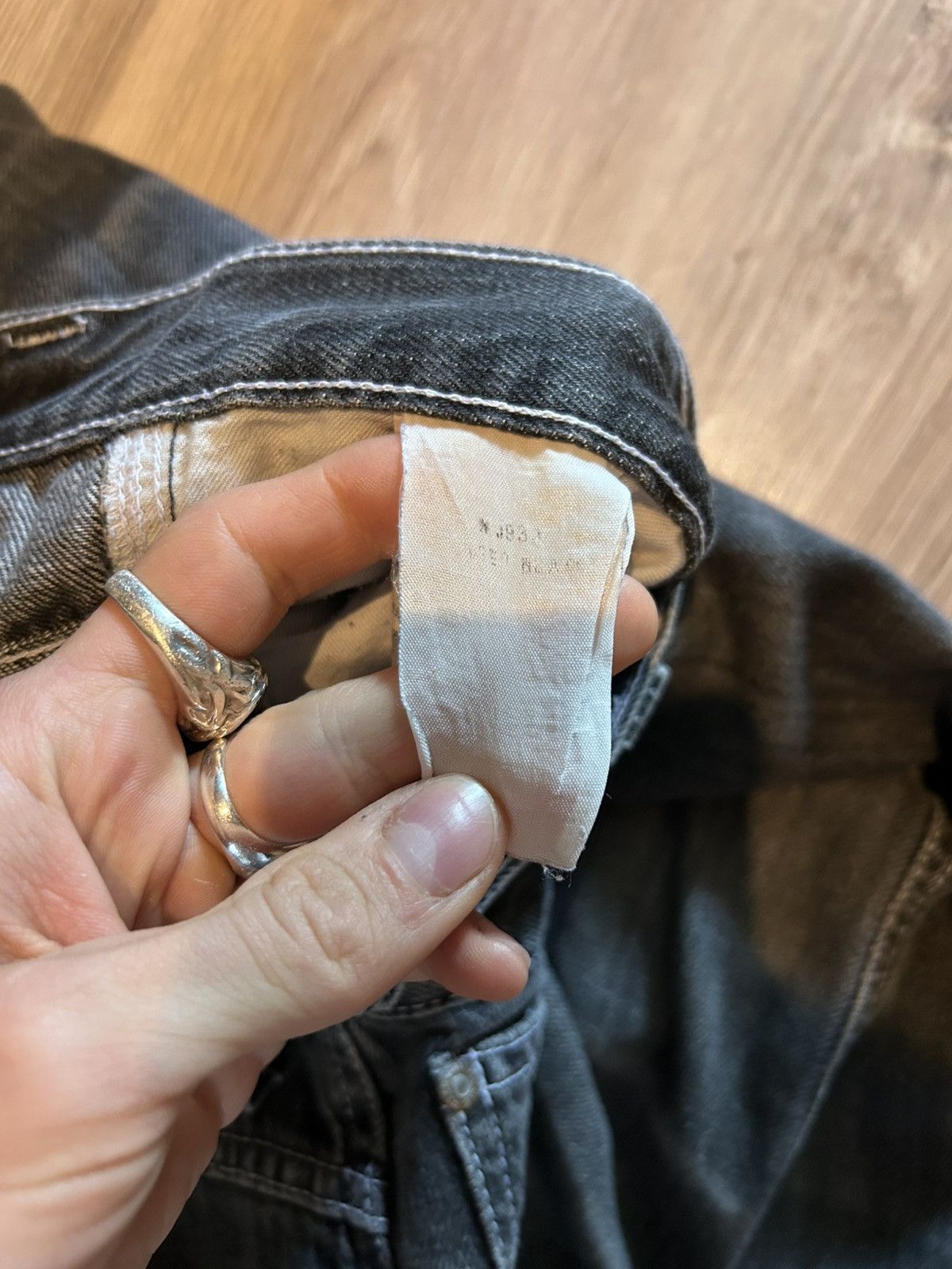 Nudie Jeans Nudie Jeans Washed Black Avant Garde Denim Grunge Rock Y2K Size US 34 / EU 50 - 10 Thumbnail