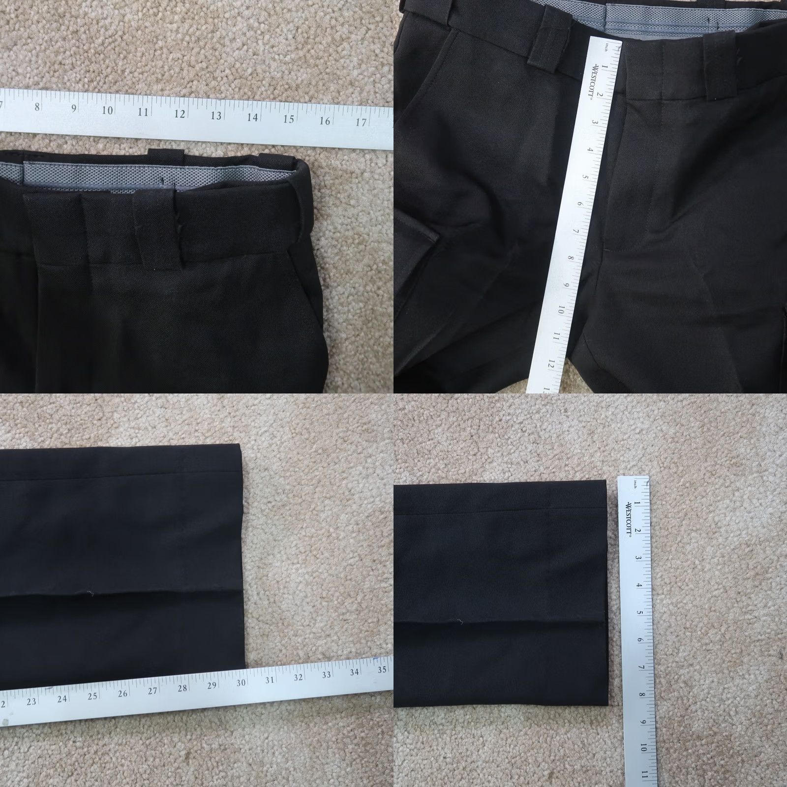 Vintage VINTAGE Blauer Cargo Pants Womens 4 Black Straight leg Cargo Pants tactical police Size 27" / US 4 / IT 40 - 8 Thumbnail