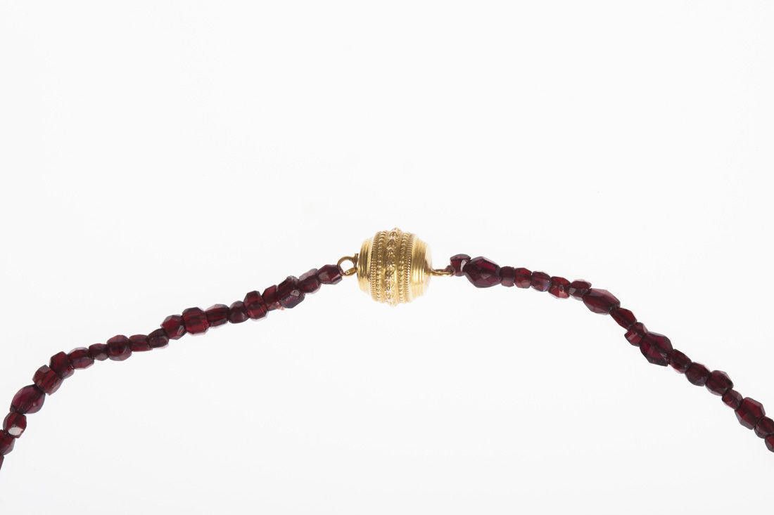Designer Bohemian Red Garnet Rose Cut Bead Necklace Size ONE SIZE - 4 Thumbnail