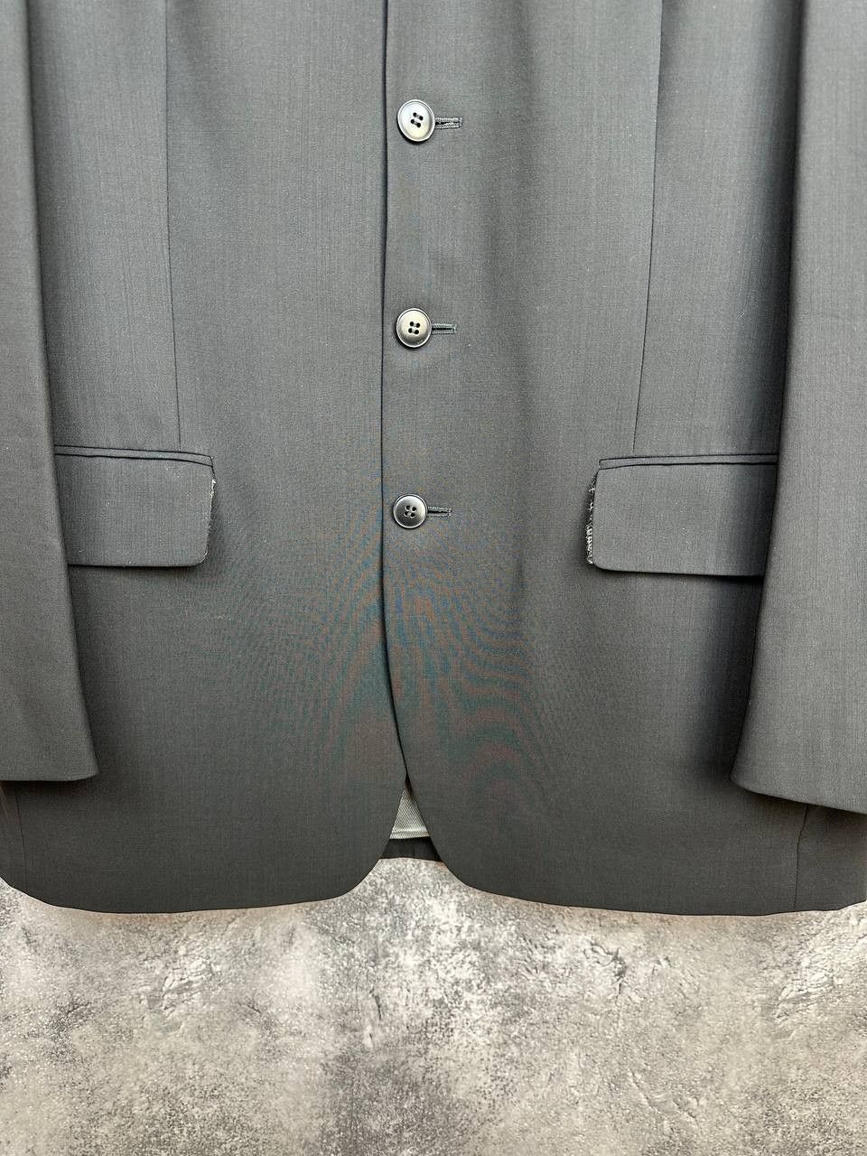 Yves Saint Laurent Yves Saint Laurent Pour Homme Black Wool Suit Made in France Size 42R - 12 Thumbnail