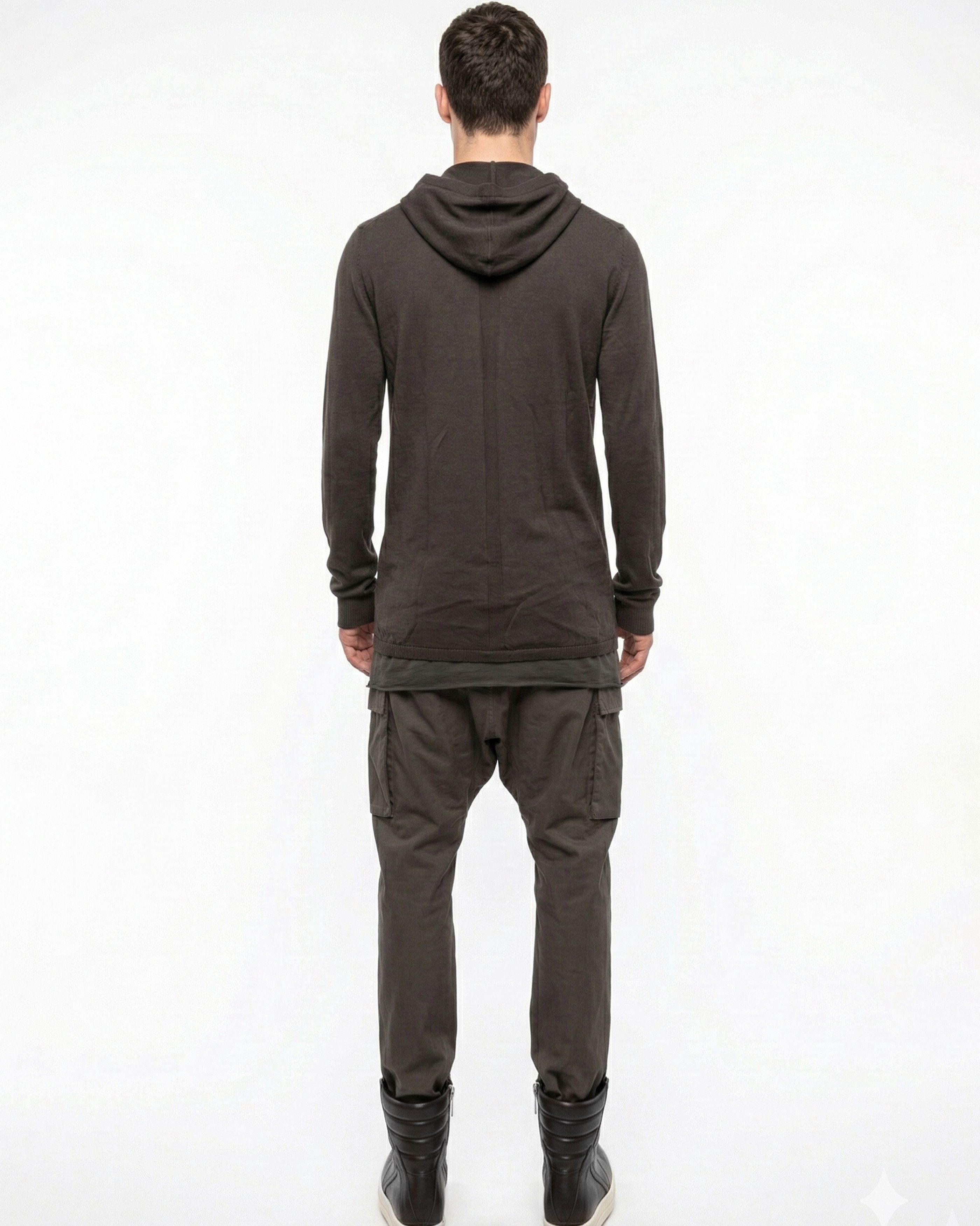 Rick Owens Cashmere Light Sweater Hoodie Size US XL / EU 56 / 4 - 4 Thumbnail