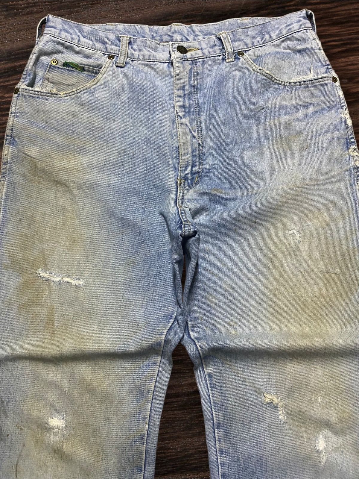 Edwin Vintage Japanese Brand Something guy Grunge Loose Jeans Size US 32 / EU 48 - 3 Thumbnail