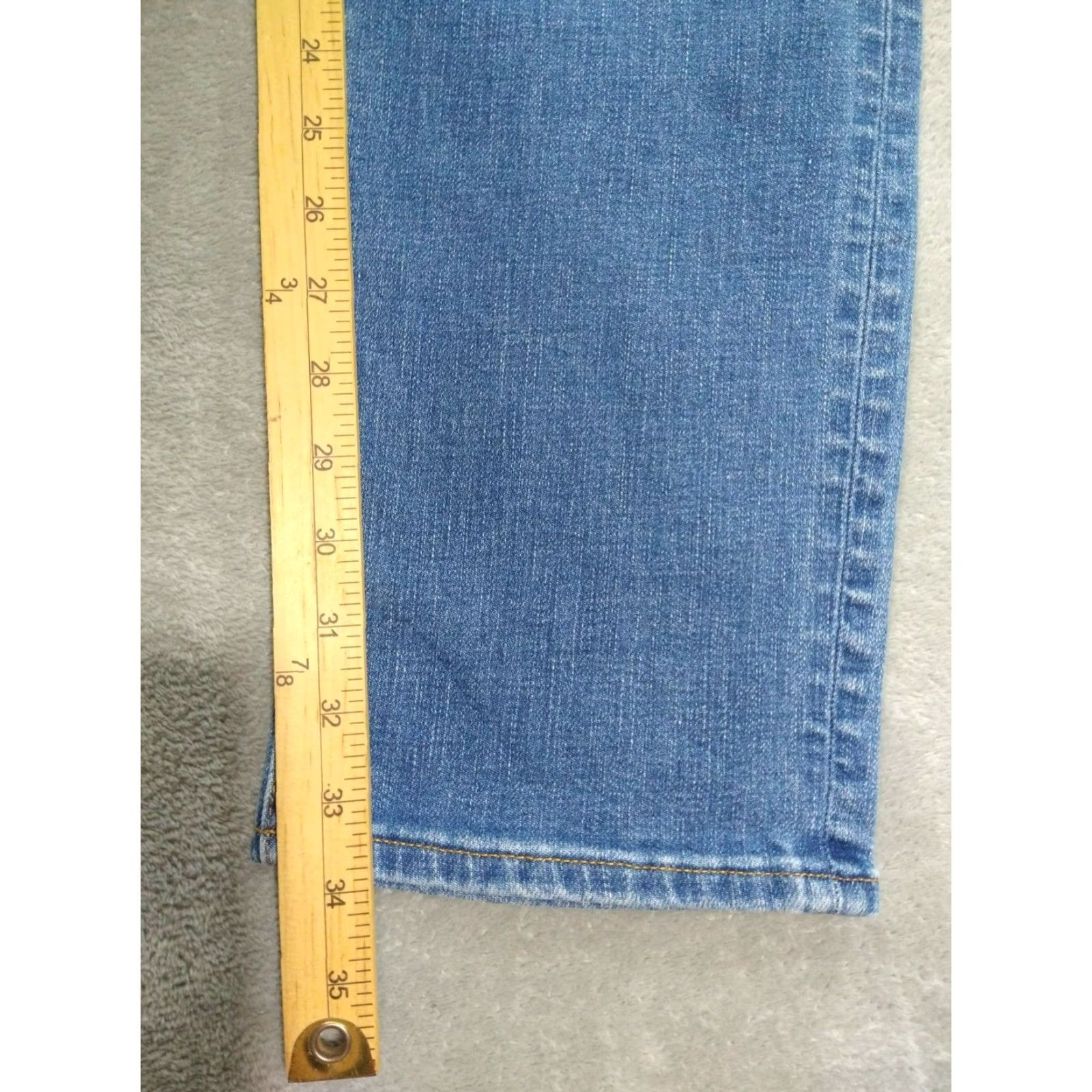 American Eagle Outfitters American Eagle Outfitters Jeans Mens 30x36 Athletic Straight Distressed Blue Denim Airflex Medium Wash 5-Pocket Mens Jeans Size US 30 / EU 46 - 5 Thumbnail