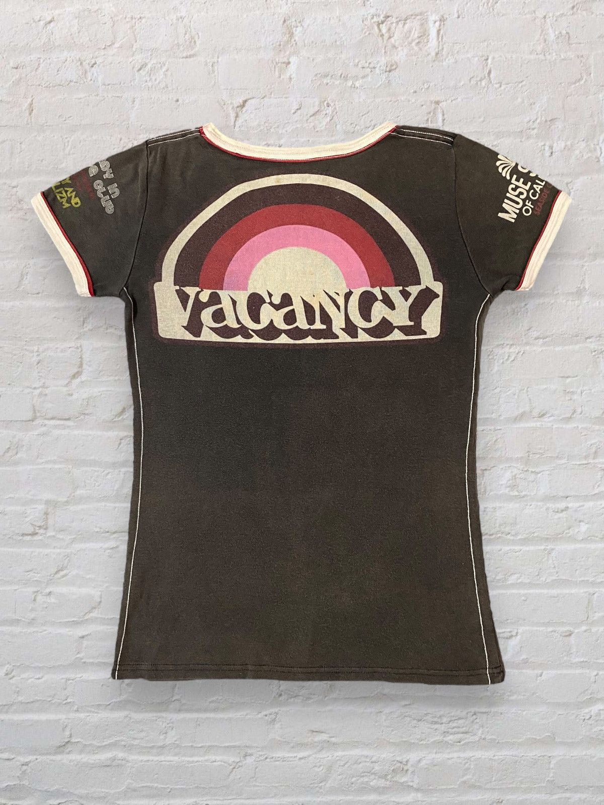 Japanese Brand JAPAN NEWSON THE WORLD VACANCY RINGER TEE Size S / US 4 / IT 40 - 1 Thumbnail
