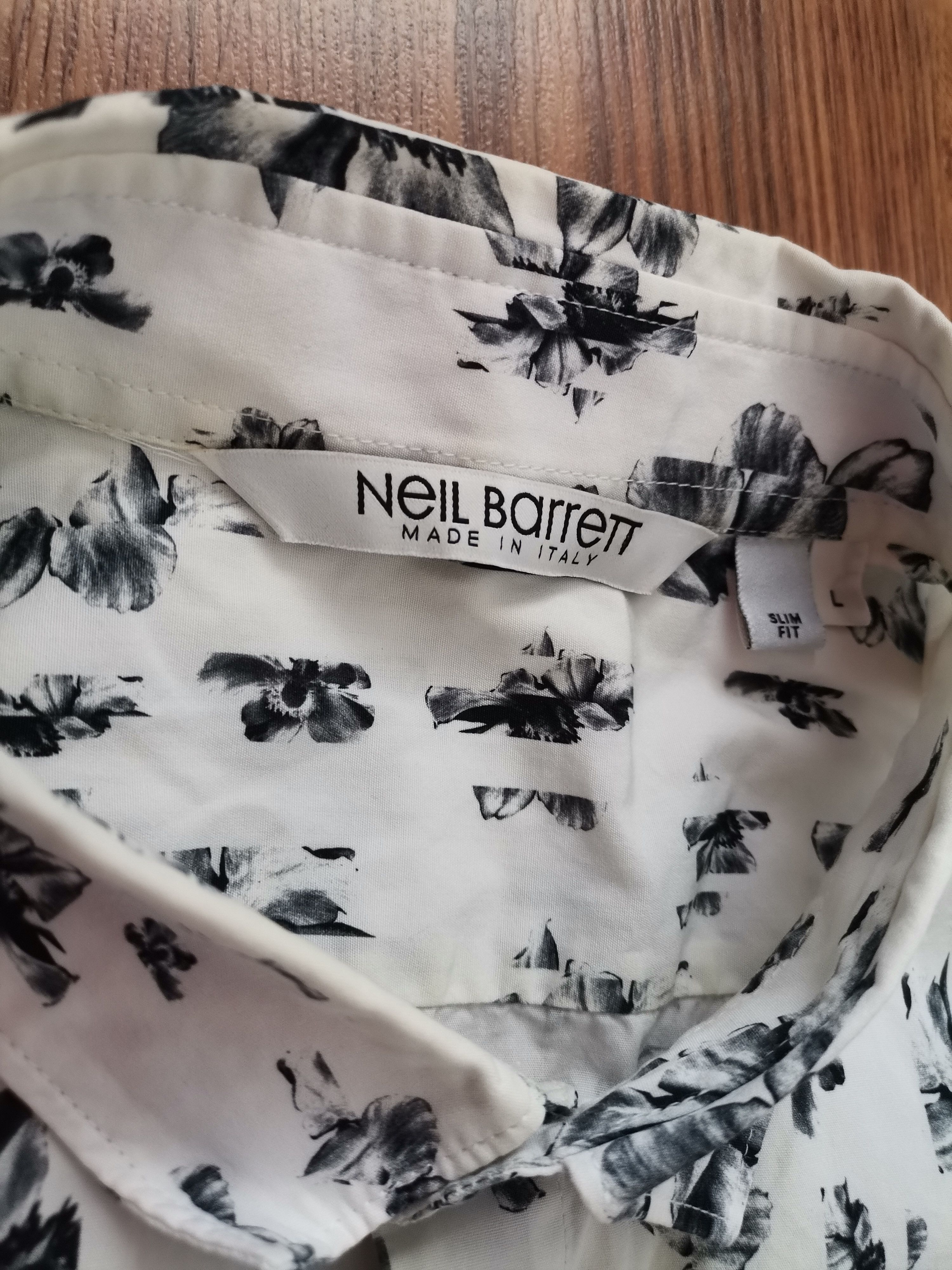 Neil Barrett Neil Barrett Floral Shirt Size US L / EU 52-54 / 3 - 3 Thumbnail