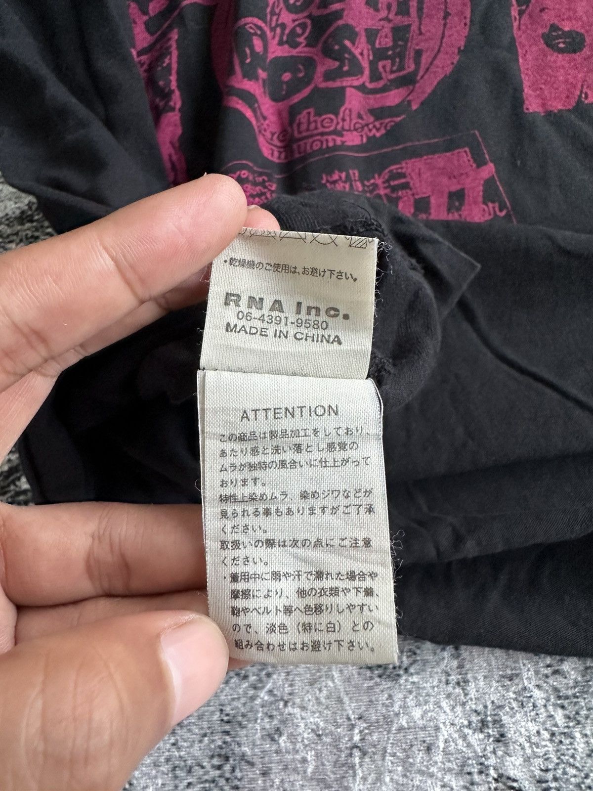 Hysteric Glamour PINKN NOISE INCORPORATION BANDCAMP TSHIRT Size US M / EU 48-50 / 2 - 7 Thumbnail