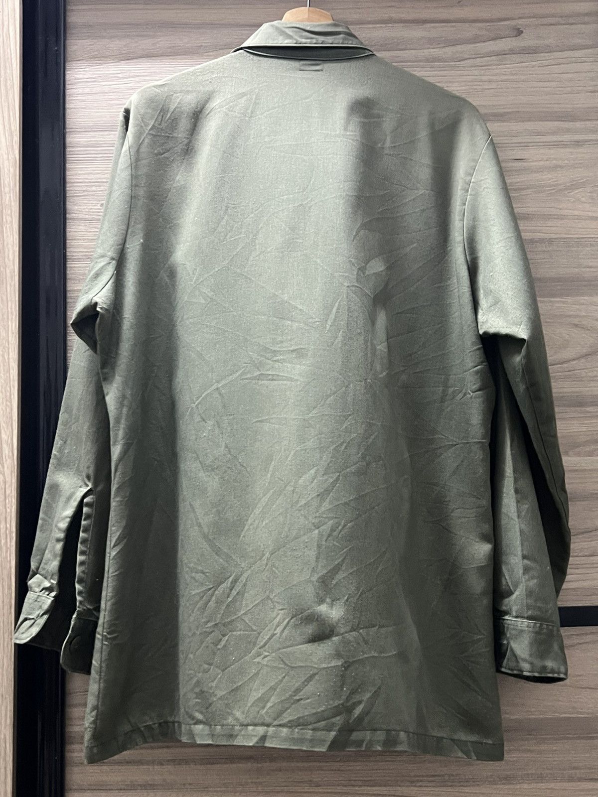 Vintage Vintage Usa og olive green button up long sleeve Size US XL / EU 56 / 4 - 2 Thumbnail