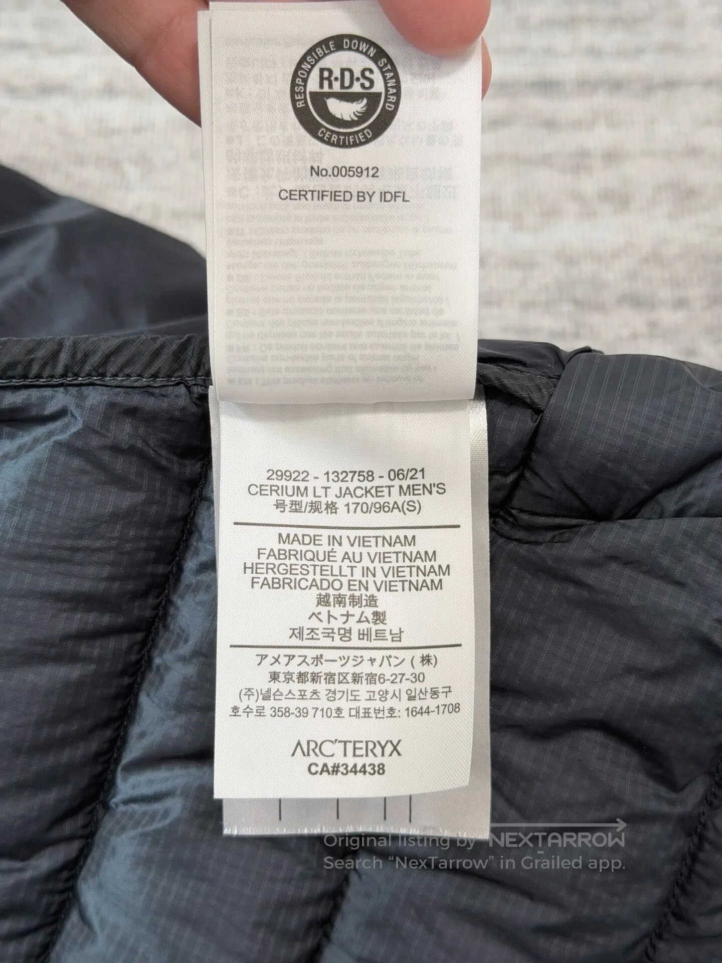 Arc'teryx Arcteryx Cerium Lightweight Down Jacket. Size US S / EU 44-46 / 1 - 7 Thumbnail