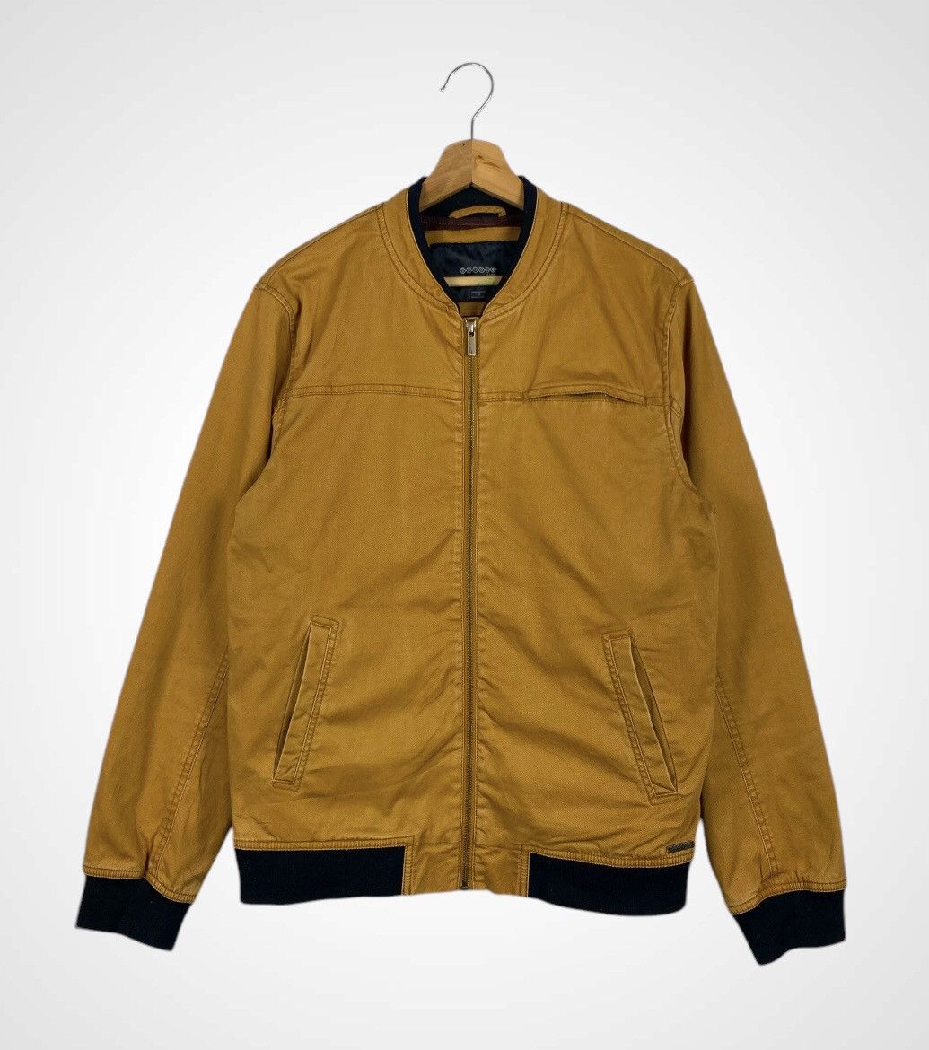Bonobos A10 Rare - Bonobo Jeans Duck Canvas Zipper Jacket Size US M / EU 48-50 / 2 - 1 Thumbnail
