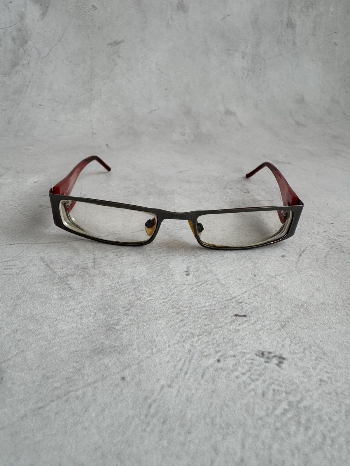 Just Cavalli Just Cavalli Eyeglasses Frame Made in Italy Red Rectangular Size ONE SIZE - 2 Thumbnail