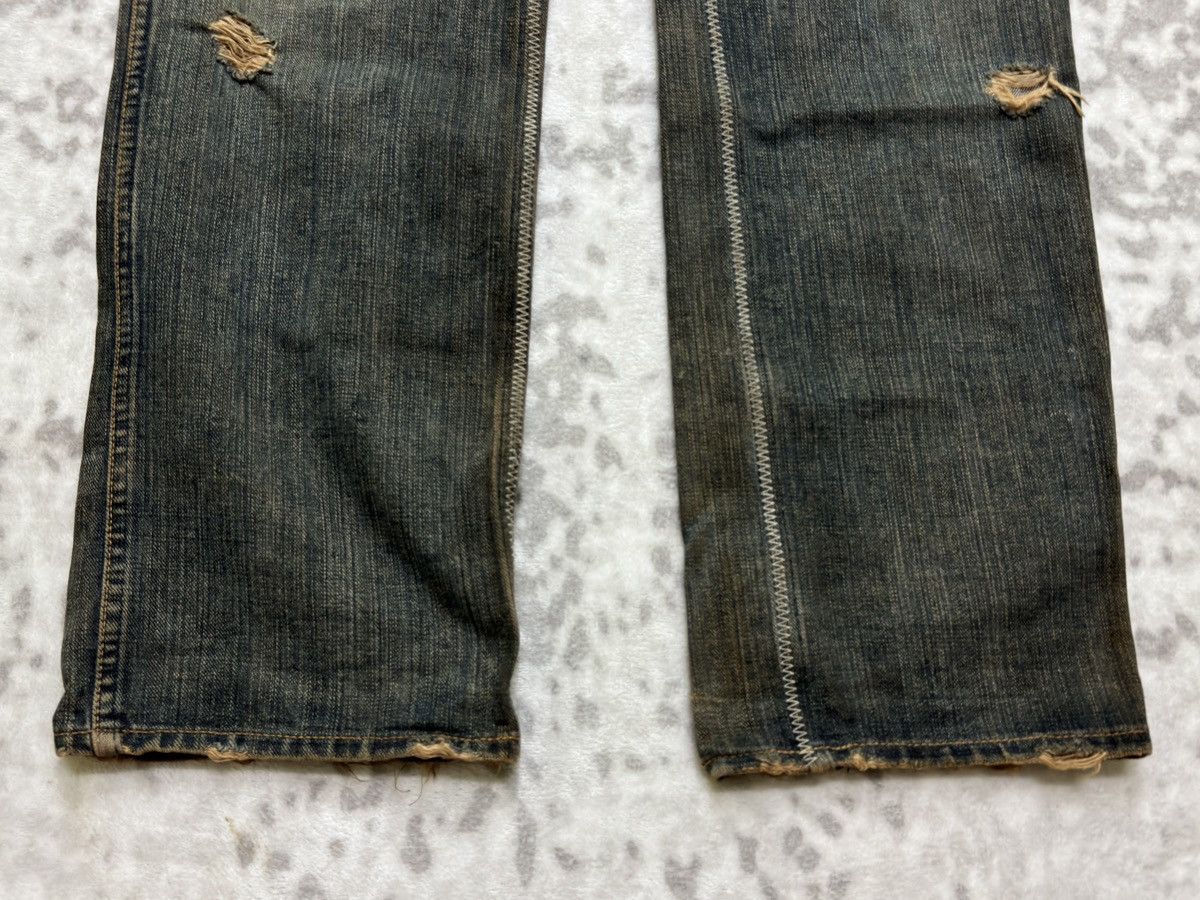 Number (N)ine Number Nine AW03 "Touch Me I'm Sick" Runway Rusty Wash Denim Size US 32 / EU 48 - 7 Thumbnail