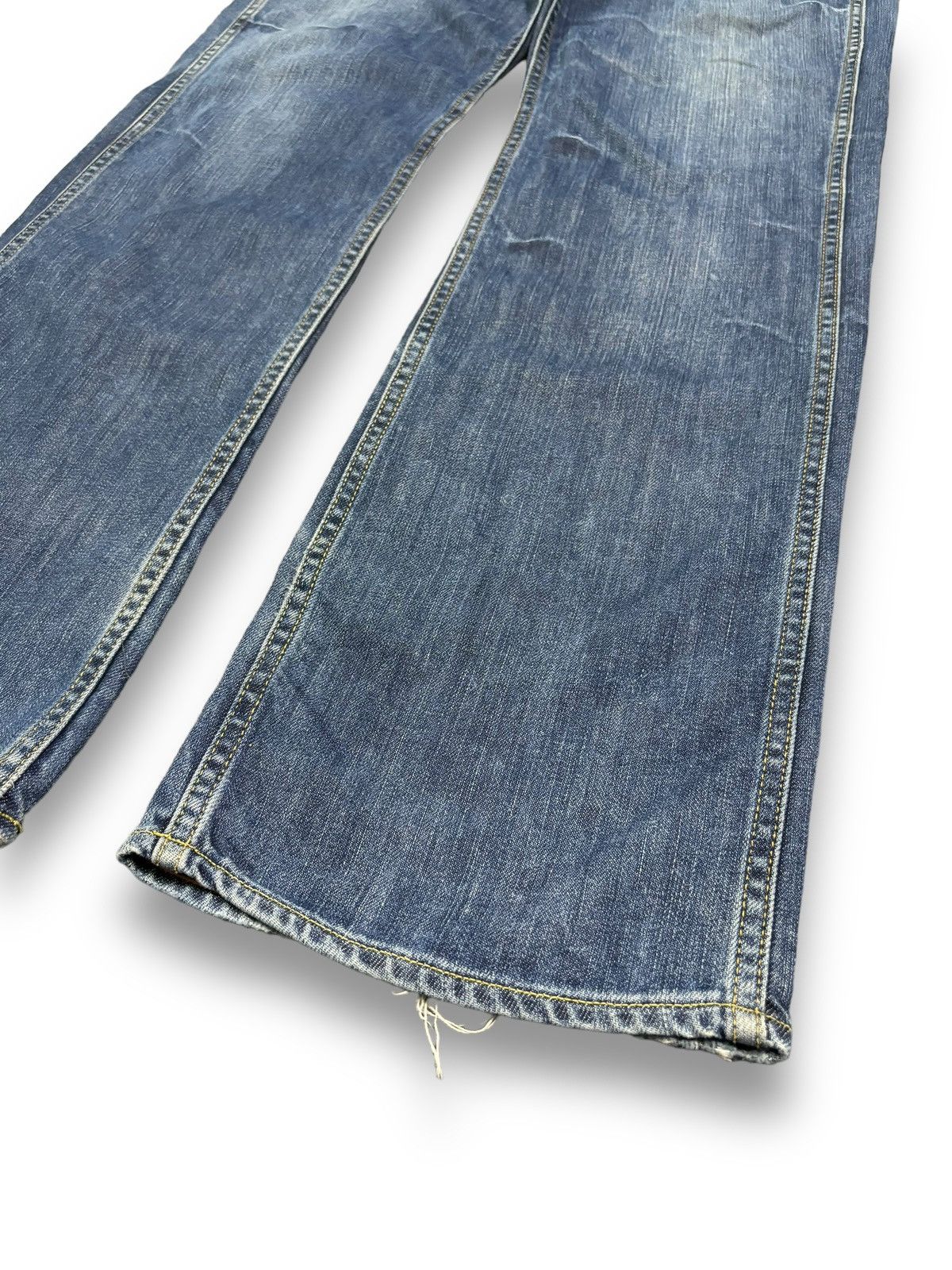 Ralph Lauren Vintage Ralph Lauren Button Fly Blue Faded Loose Fit Jeans Size US 32 / EU 48 - 14 Thumbnail