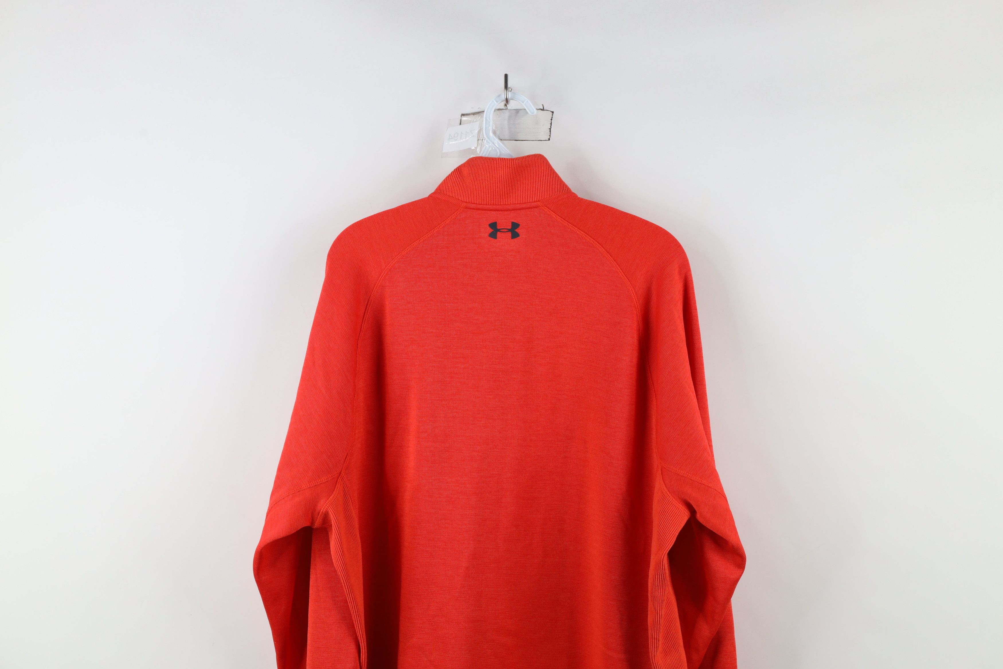 Under Armour × Vintage Under Armour Storm Half Zip Fleece Lined Sweater Orange Size US L / EU 52-54 / 3 - 10 Thumbnail
