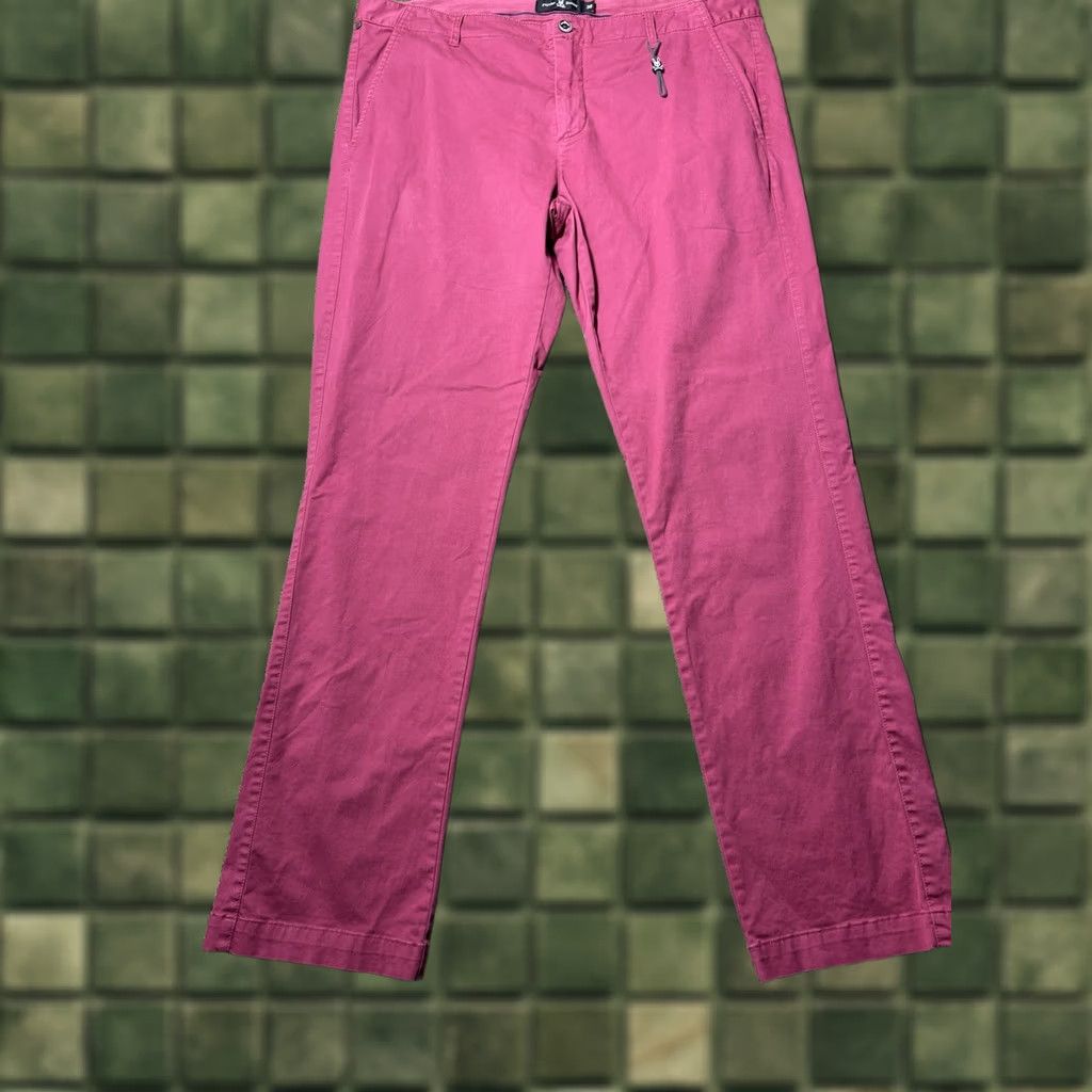 Psycho Bunny Psycho Bunny Pants 38x34 Pink Cotton Stretch - Casual Mens 38 Size Size US 38 / EU 54 - 1 Thumbnail