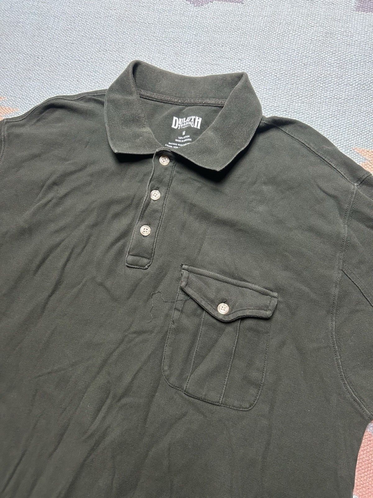 Duluth Trading Company Duluth Trading Co polo shirt cotton heavy one pocket medium Size US M / EU 48-50 / 2 - 3 Thumbnail