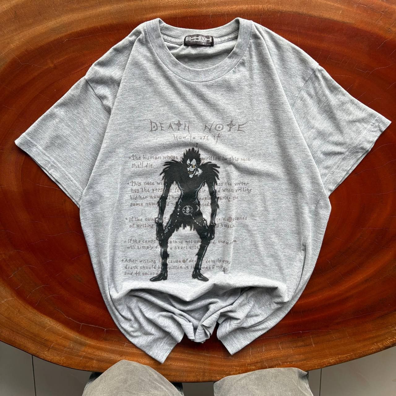 Anime Vintage 2000 Y2K Anime Death Note Ryuk Tee 💀 Size US L / EU 52-54 / 3 - 1 Thumbnail