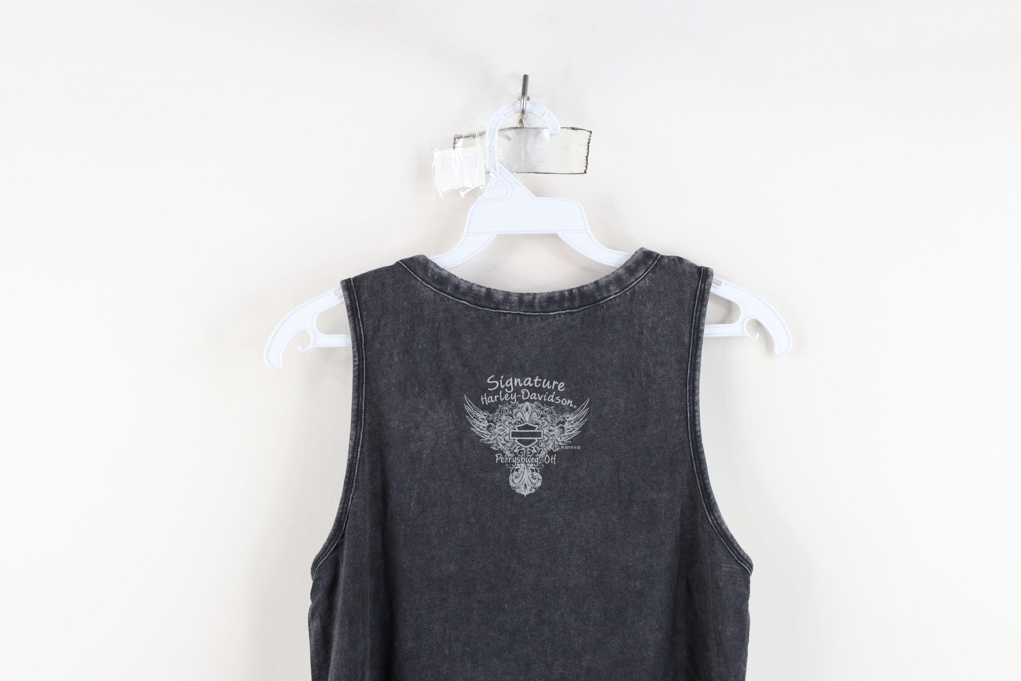 Harley Davidson Harley Davidson Wash UFC MMA Tribal Wings Sleeveless T-Shirt Size S / US 4 / IT 40 - 14 Thumbnail