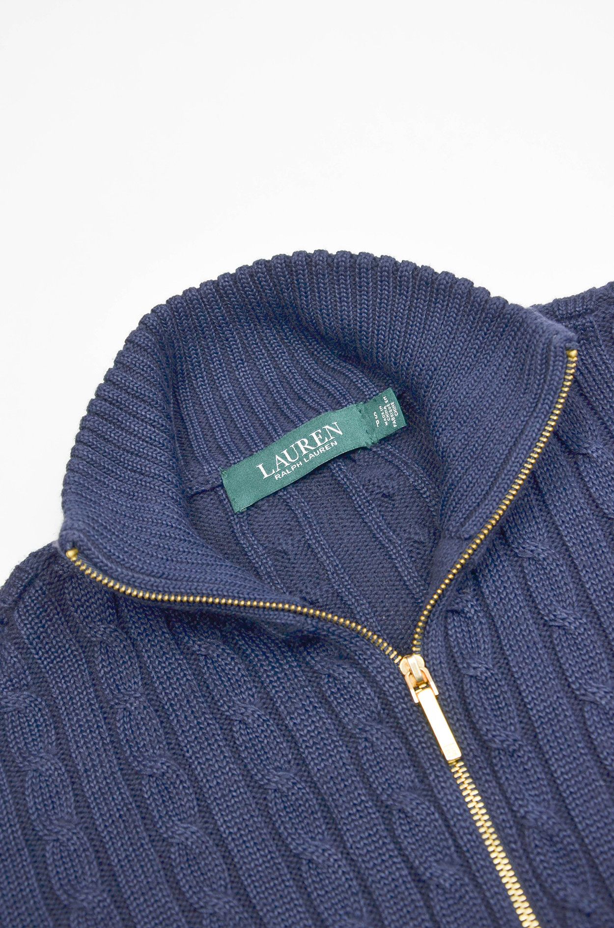 Lauren Ralph Lauren × Ralph Lauren LAUREN RALPH LAUREN Knit Zip Blue Jacket Size S / US 4 / IT 40 - 7 Thumbnail