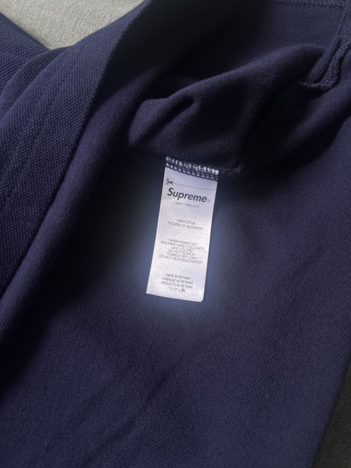 Supreme Spitfire Polo Navy Size Small