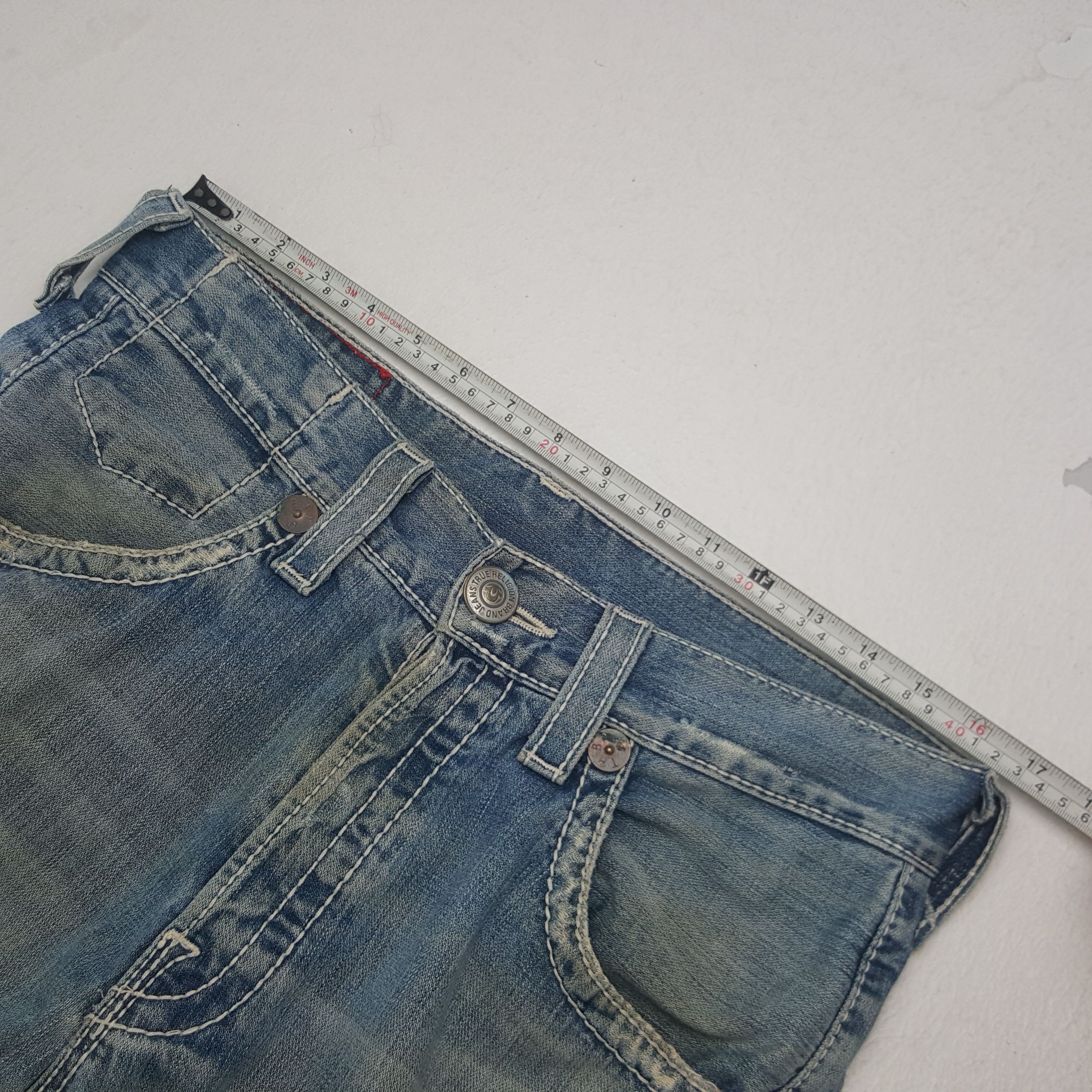 True Religion × Vintage Vintage True Religion Marco Big T Denim Jeans Size US 33 - 7 Thumbnail