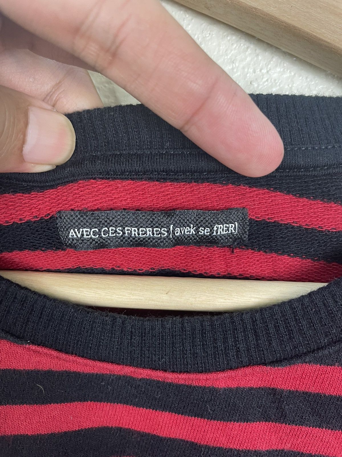 Art Comes First × Designer Avec Ces Freres x Art Comes First | Striped Punk Tee S Size US S / EU 44-46 / 1 - 3 Thumbnail