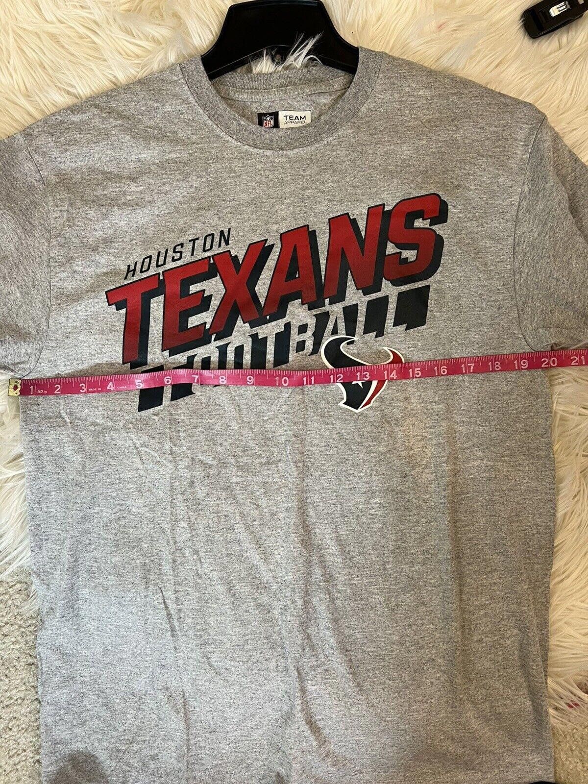 Designer Men's Heathered Gray Houston Texans To The Wire T-Shirt Size ONE SIZE - 6 Thumbnail