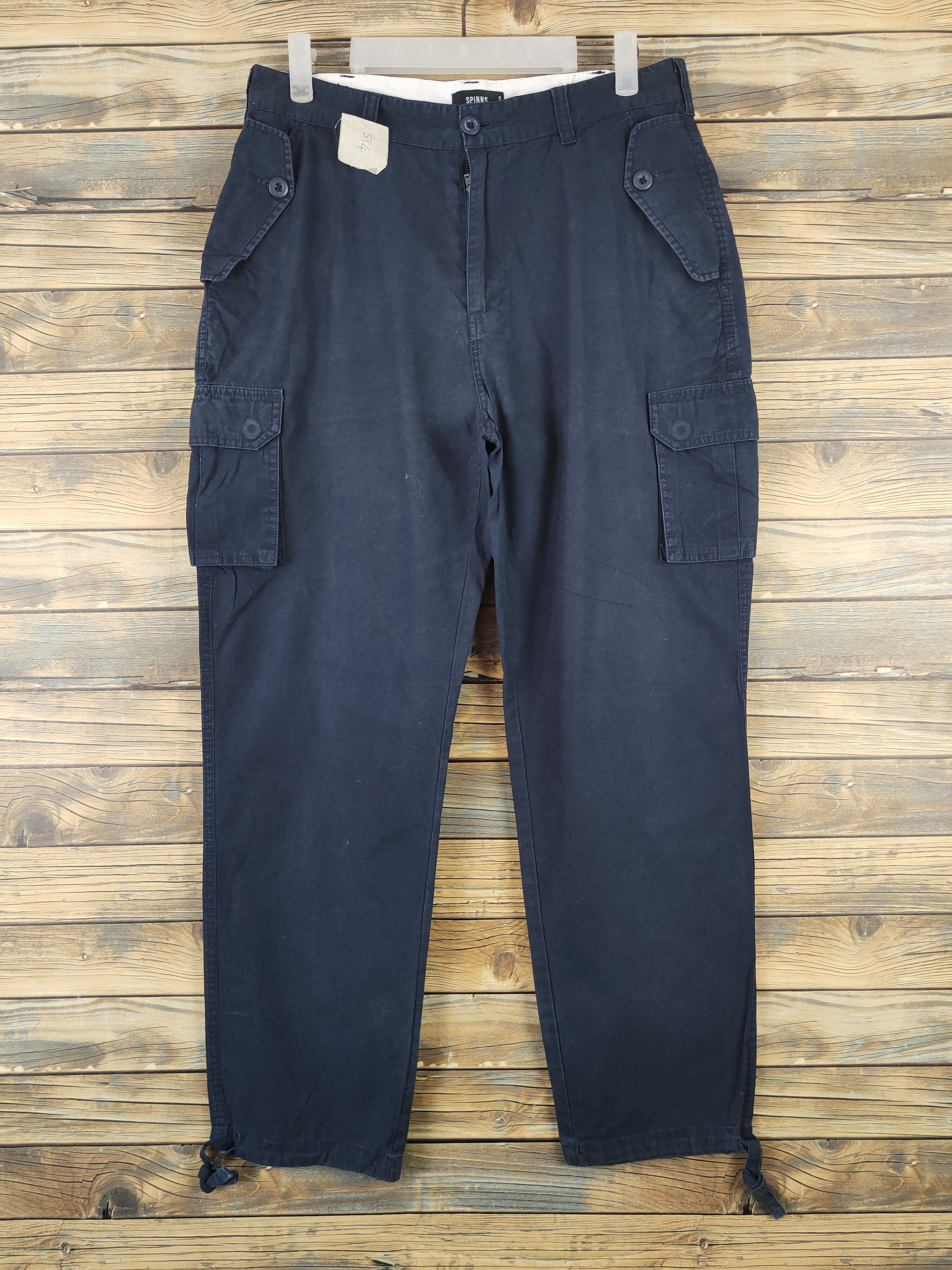 Japanese Brand DLL Spinns Navy Multipocket Tactical Cargo Pants #514 Size US 30 / EU 46 - 1 Thumbnail