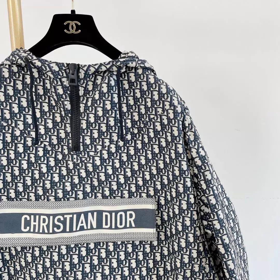 Dior Christian Dior Oblique Print Shell Jacket XS Size XS / US 0-2 / IT 36-38 - 3 Thumbnail