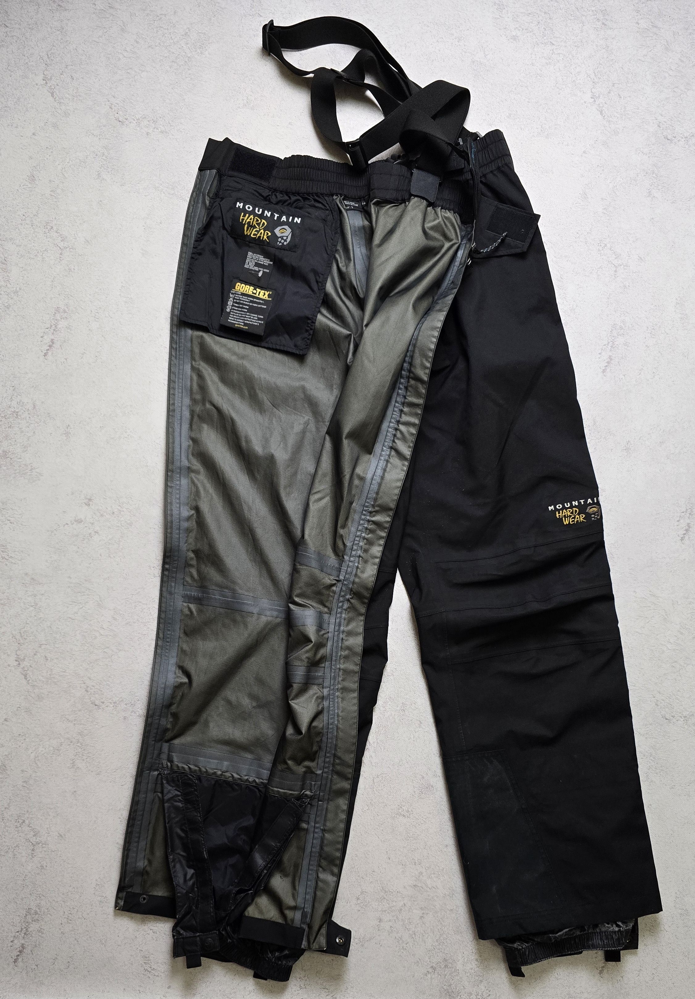 Mountain Hardwear Gore-Tex XCR Ski Pants Black Men’s L Winter Snow Waterproof Size US 36 / EU 52 - 2 Thumbnail